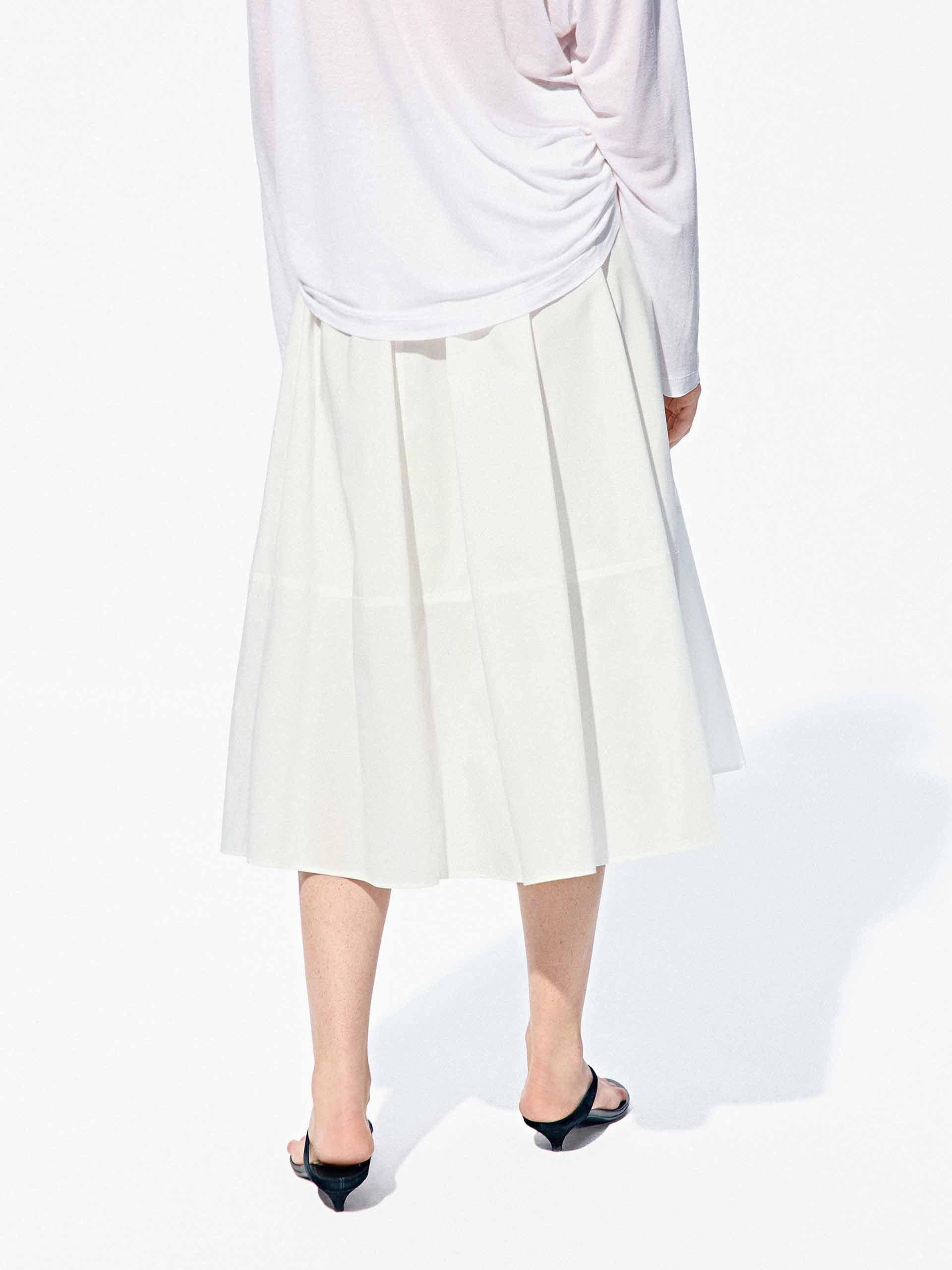 A-line Elastic Waistband Skirt - Image 3