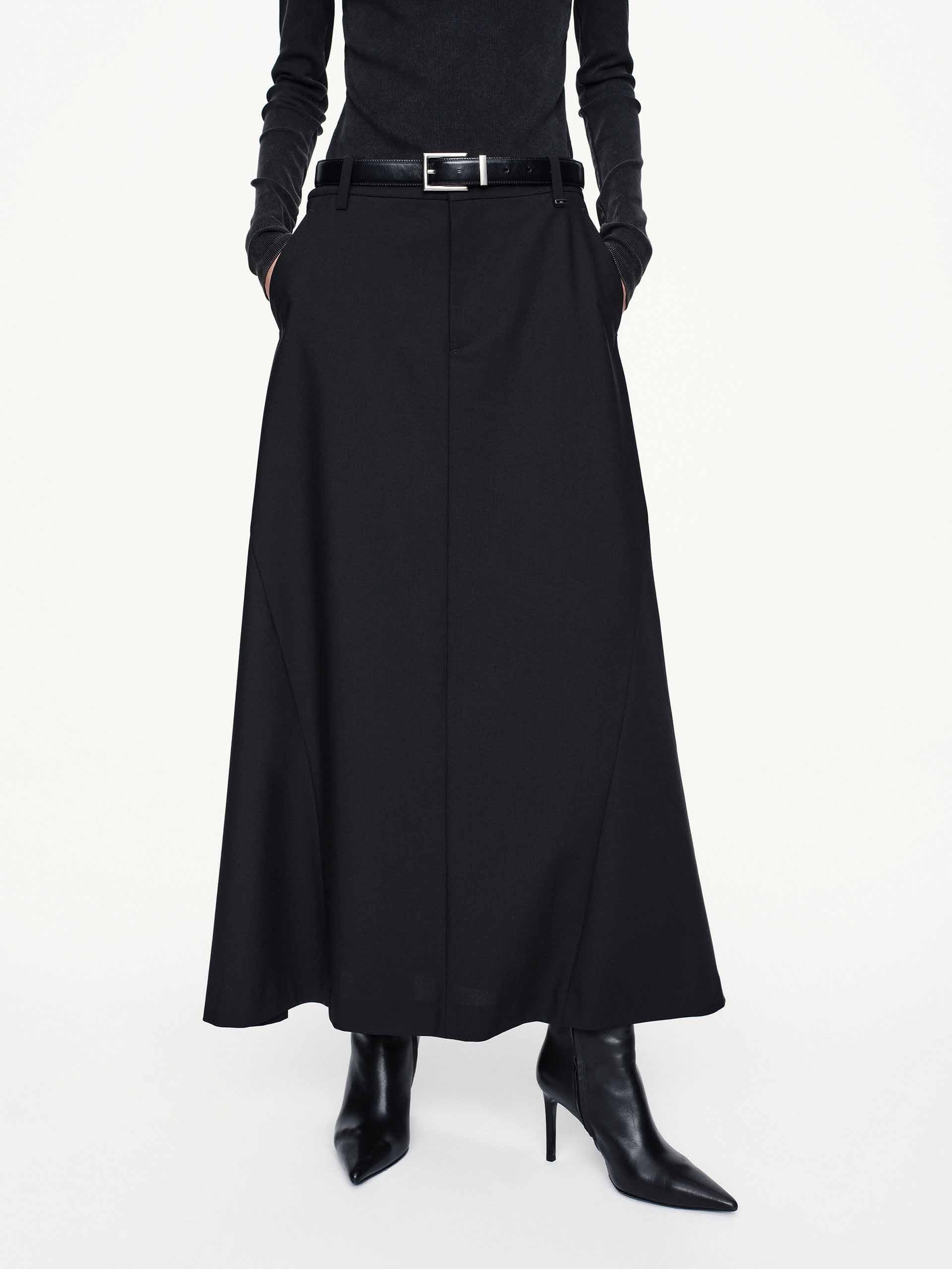 A-line Pleated Skirt