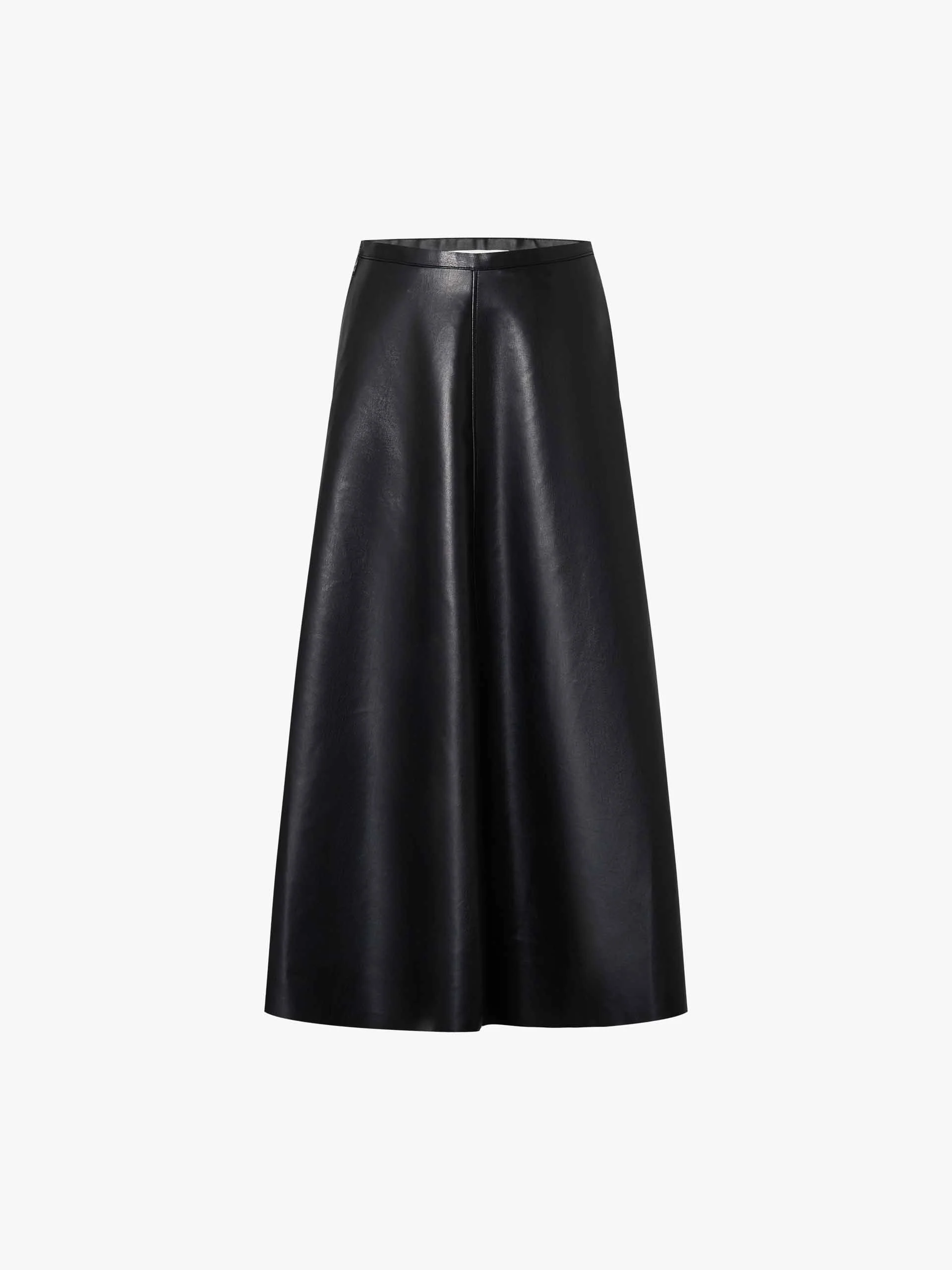 A-line PU Leather Skirt - Image 5