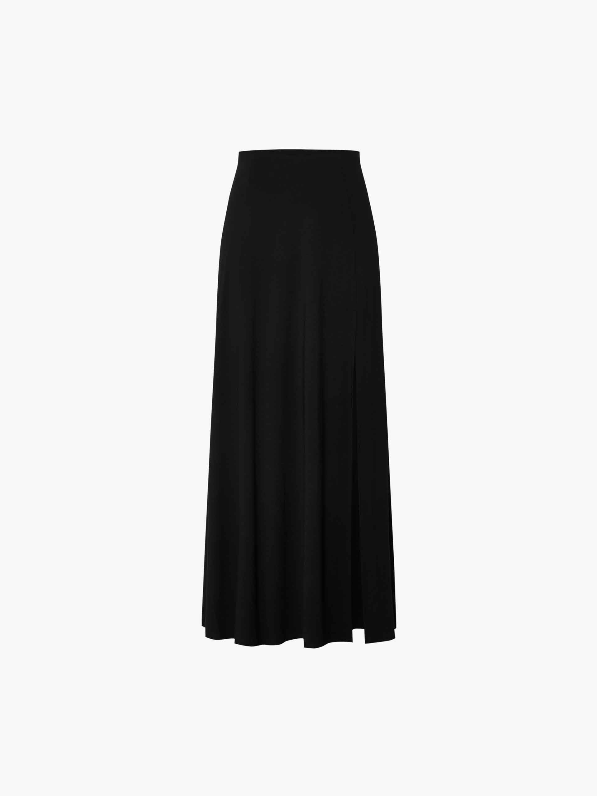 A-line Side Slit Maxi Skirt - Image 5
