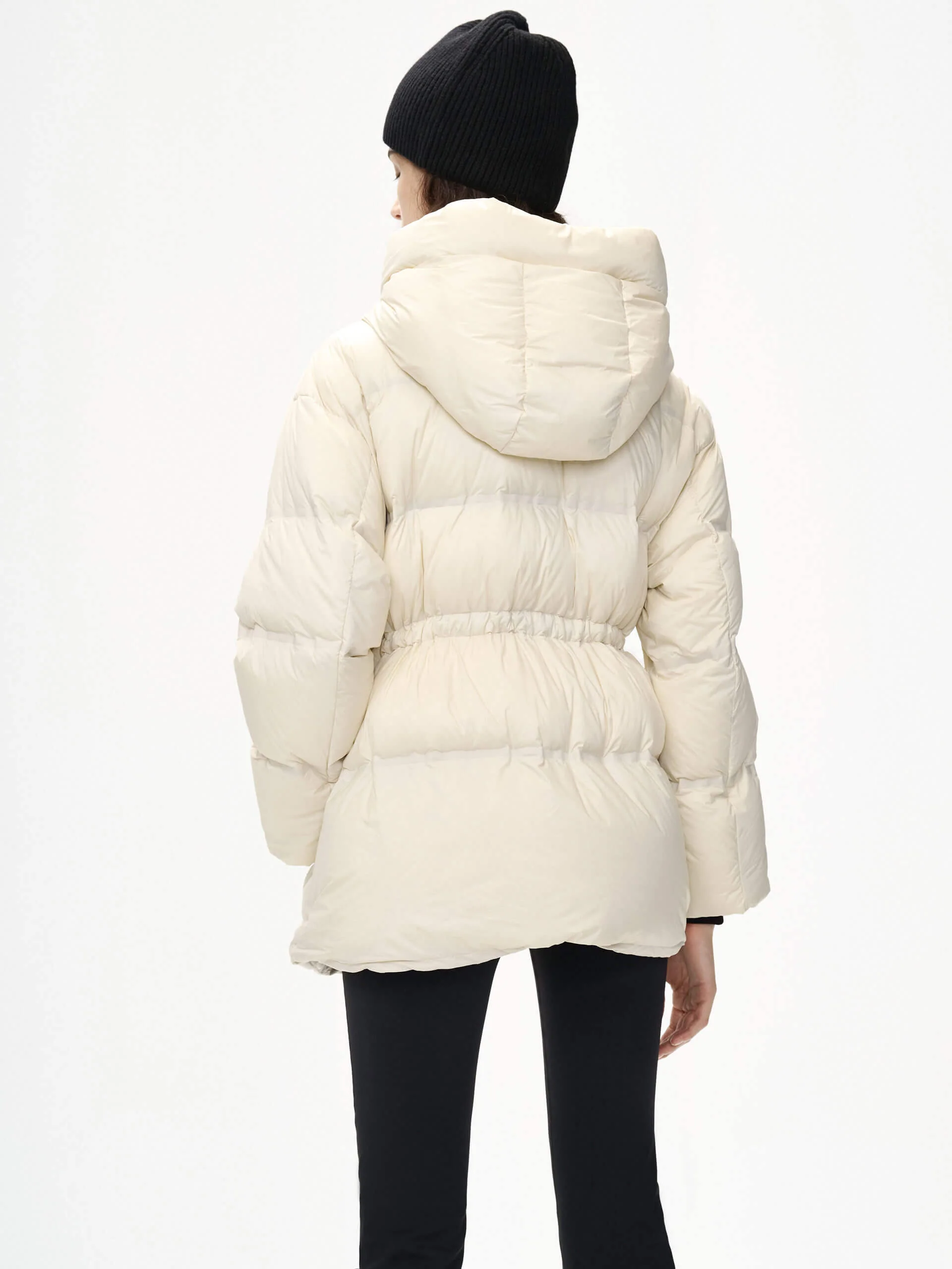 Adjustable Waist Puffer Coat - Image 3