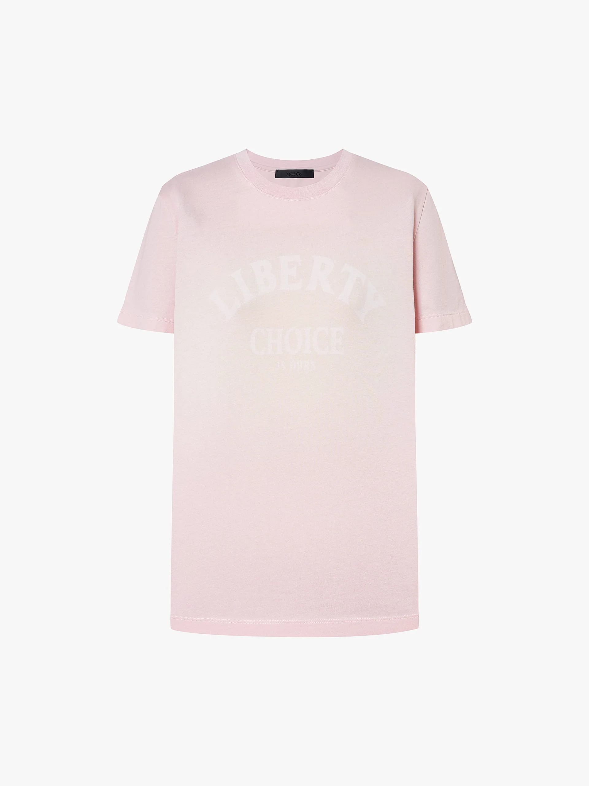 Alphabet Print Cotton T-shirt - Image 12