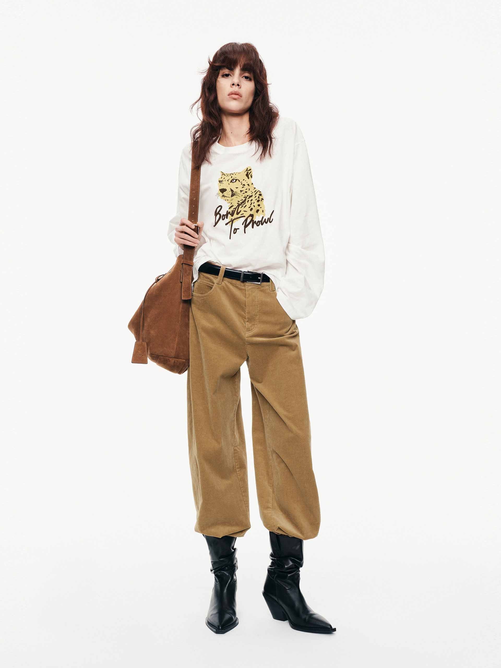 Animal Pattern Cotton T-shirt - Image 2