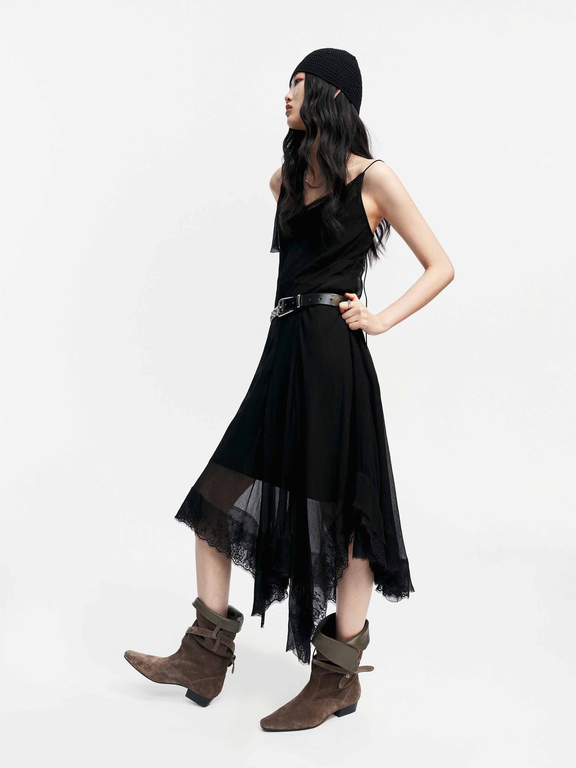 Asymmetric Hem Cami Dress - Image 2
