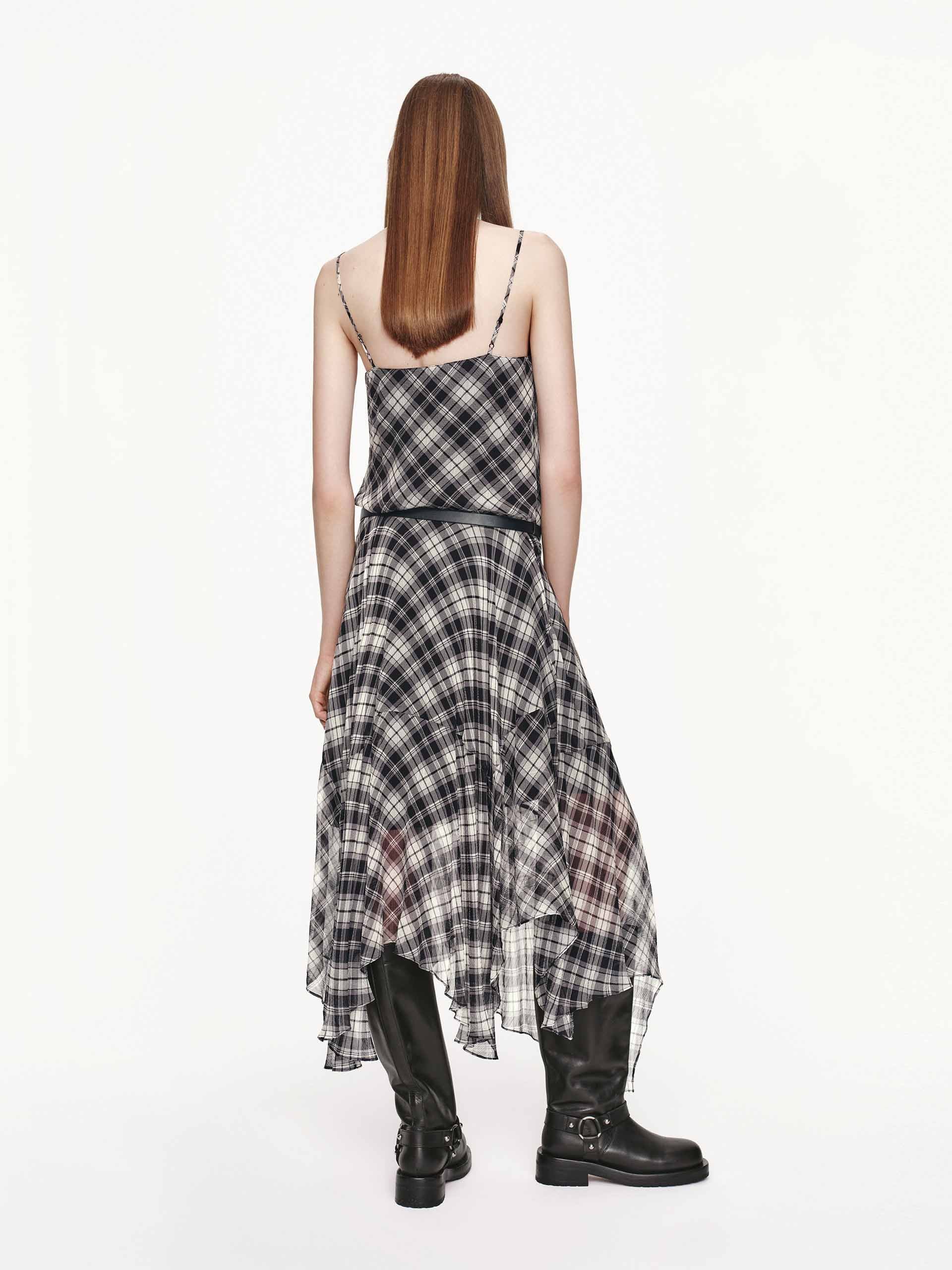 Asymmetrical Hem Cami Dress - Image 3