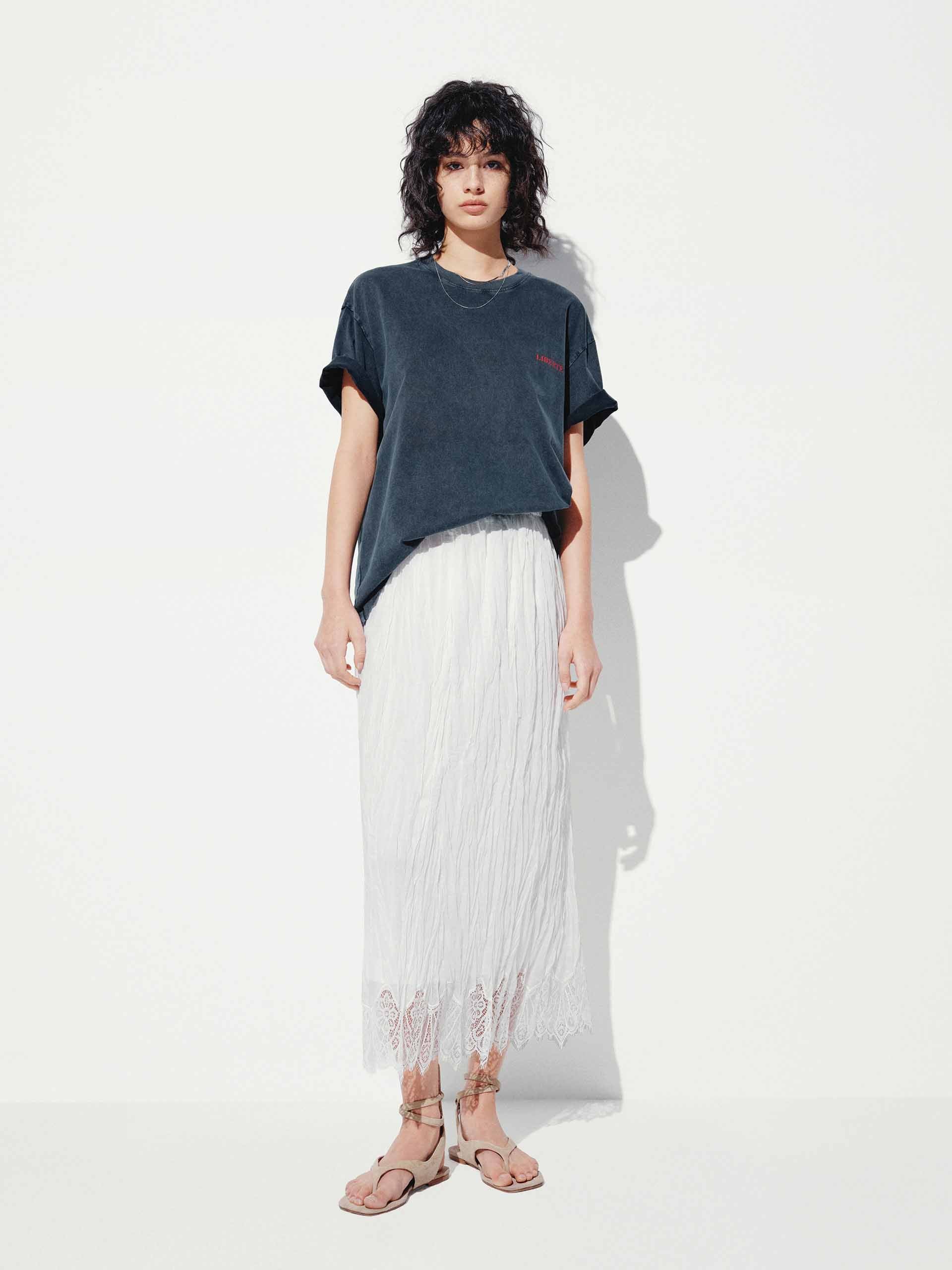 Back Fruit Cotton T-shirt - Image 2