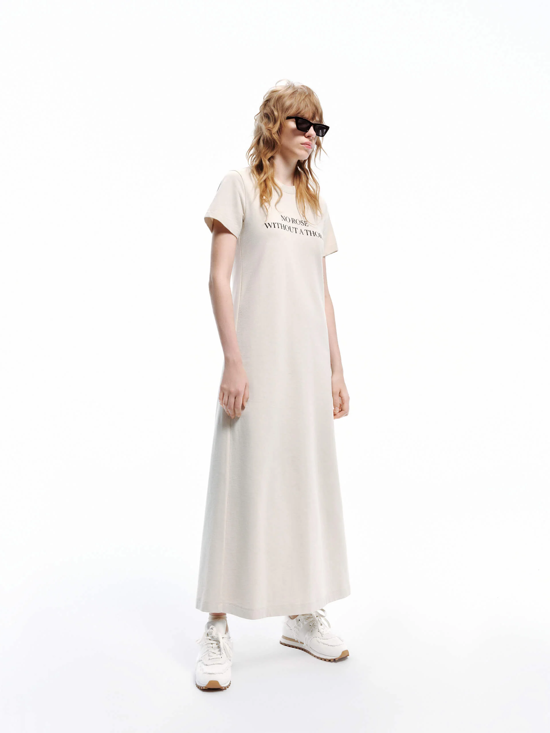 Back Slit Tee Dress - Image 10