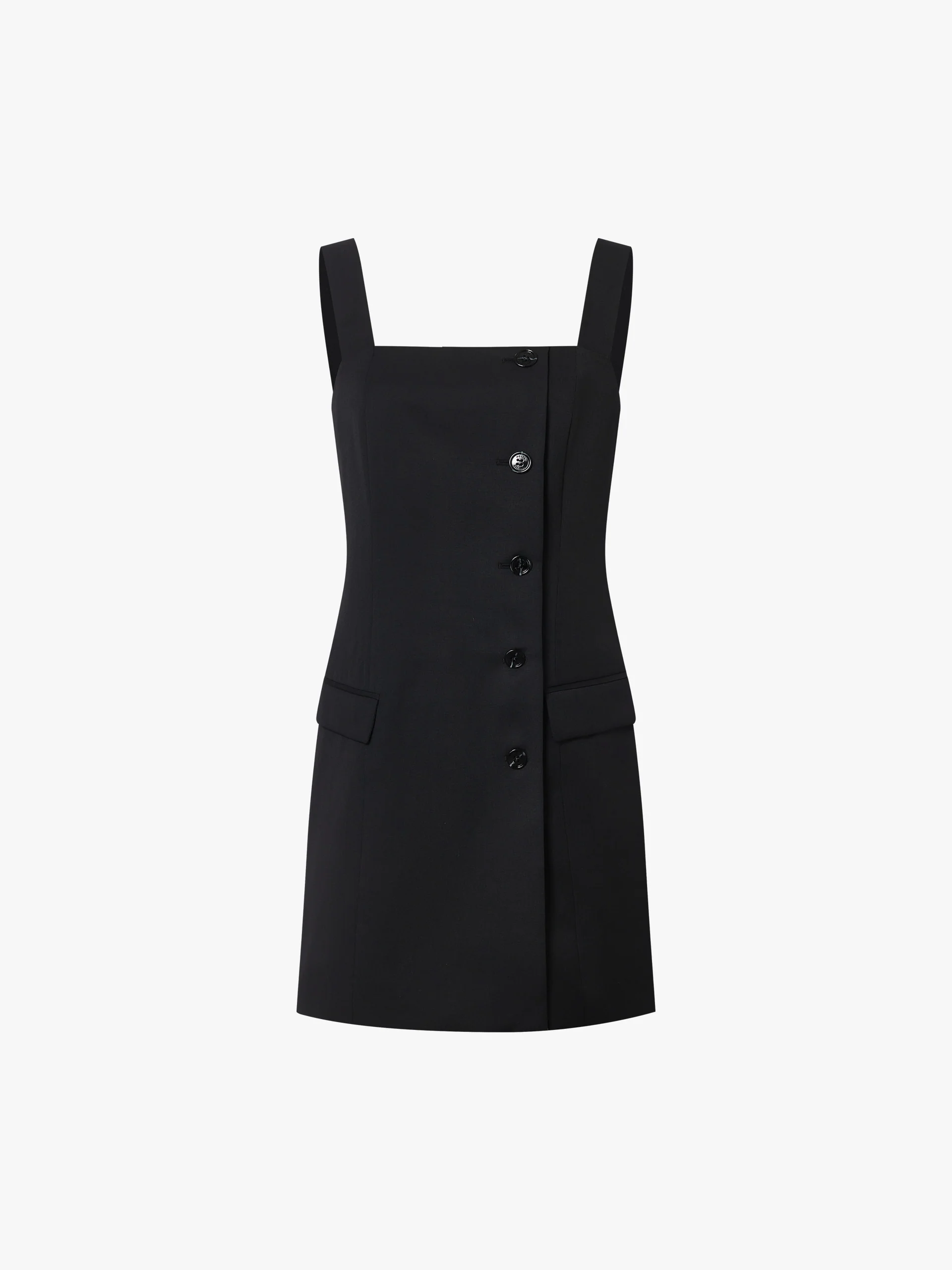 Back Zip Tailored Mini Dress - Image 5
