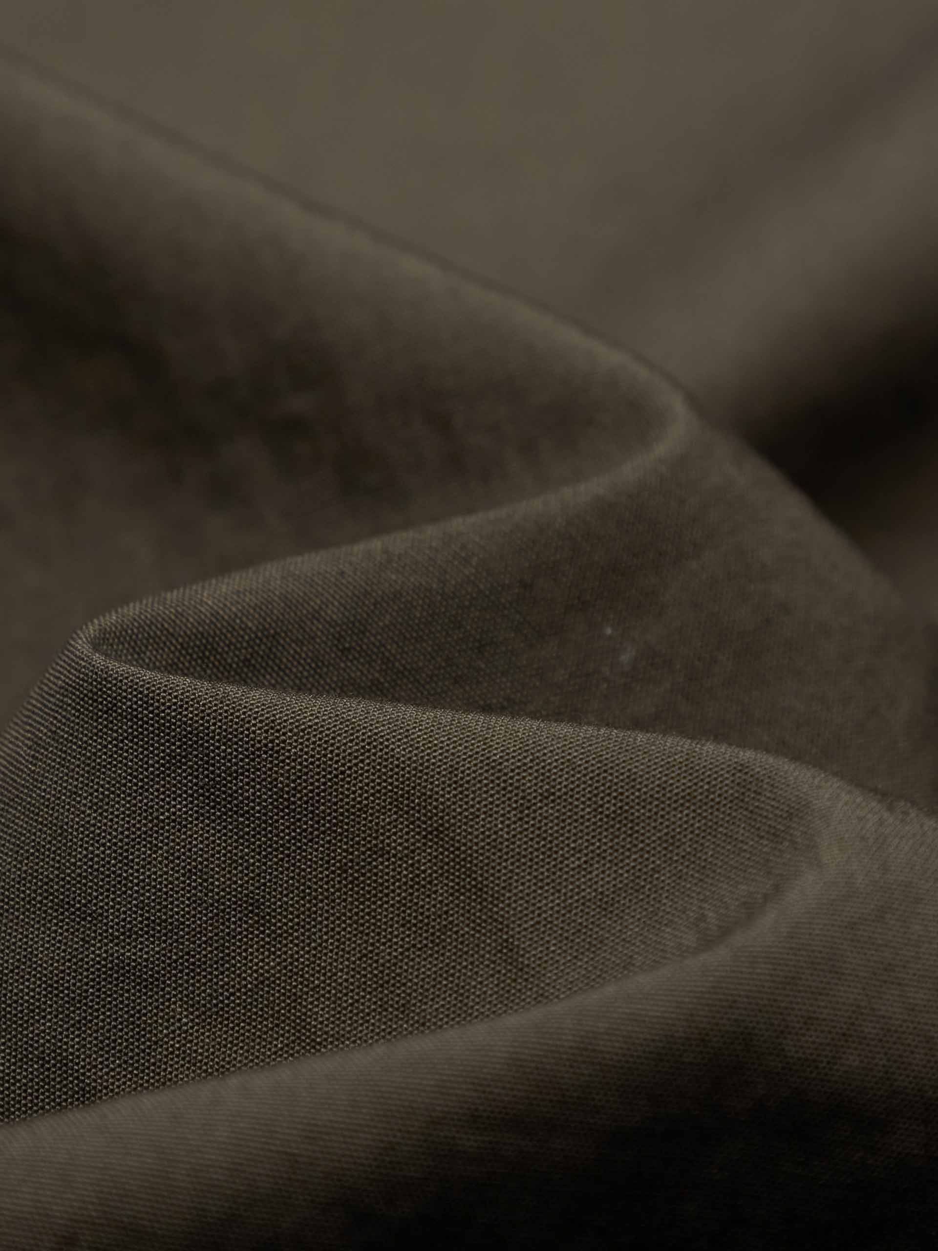 Barrel Leg Pleated Cotton Pants - Image 4