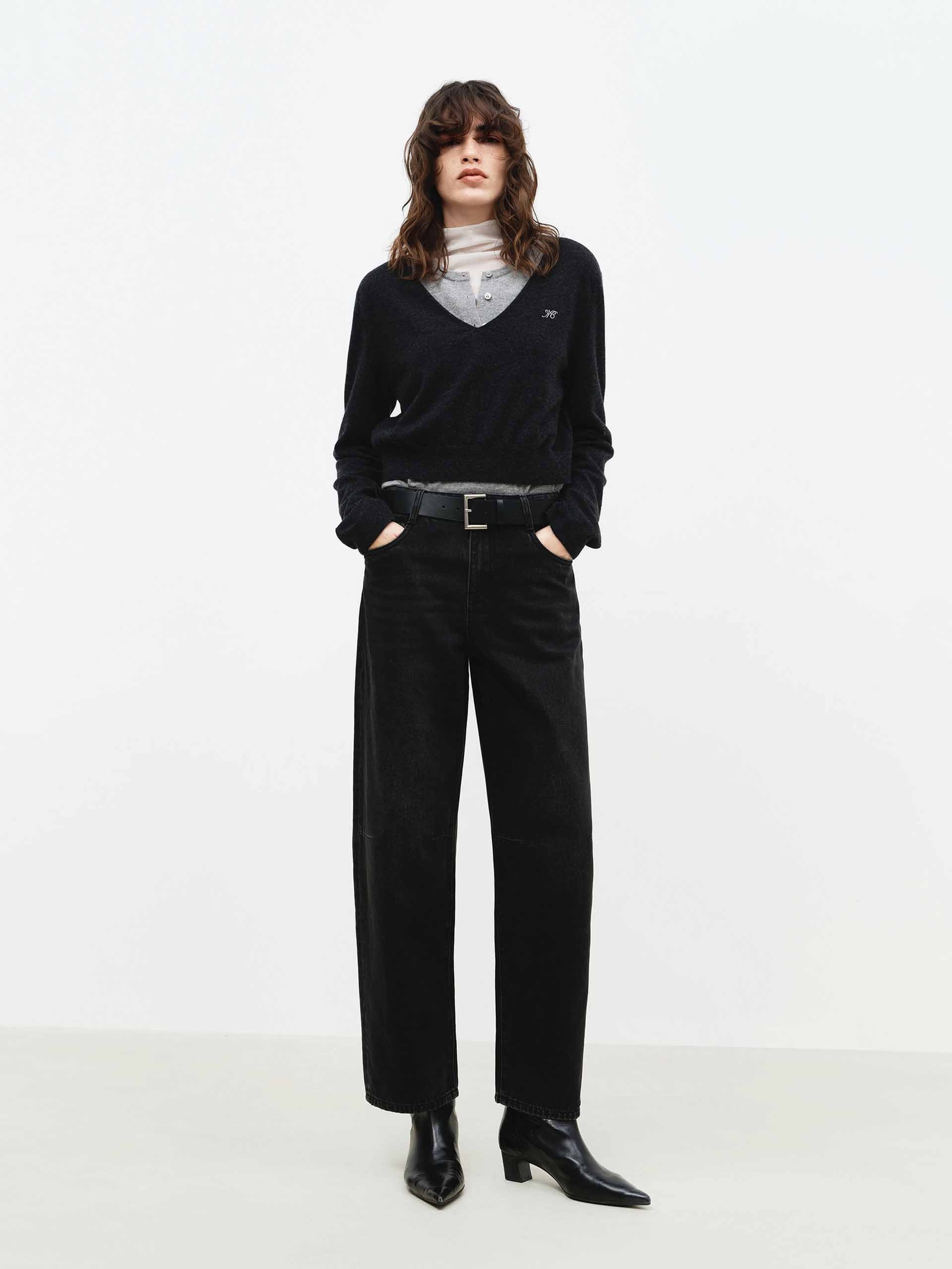 Barrel Leg Ankle Jeans - Image 2