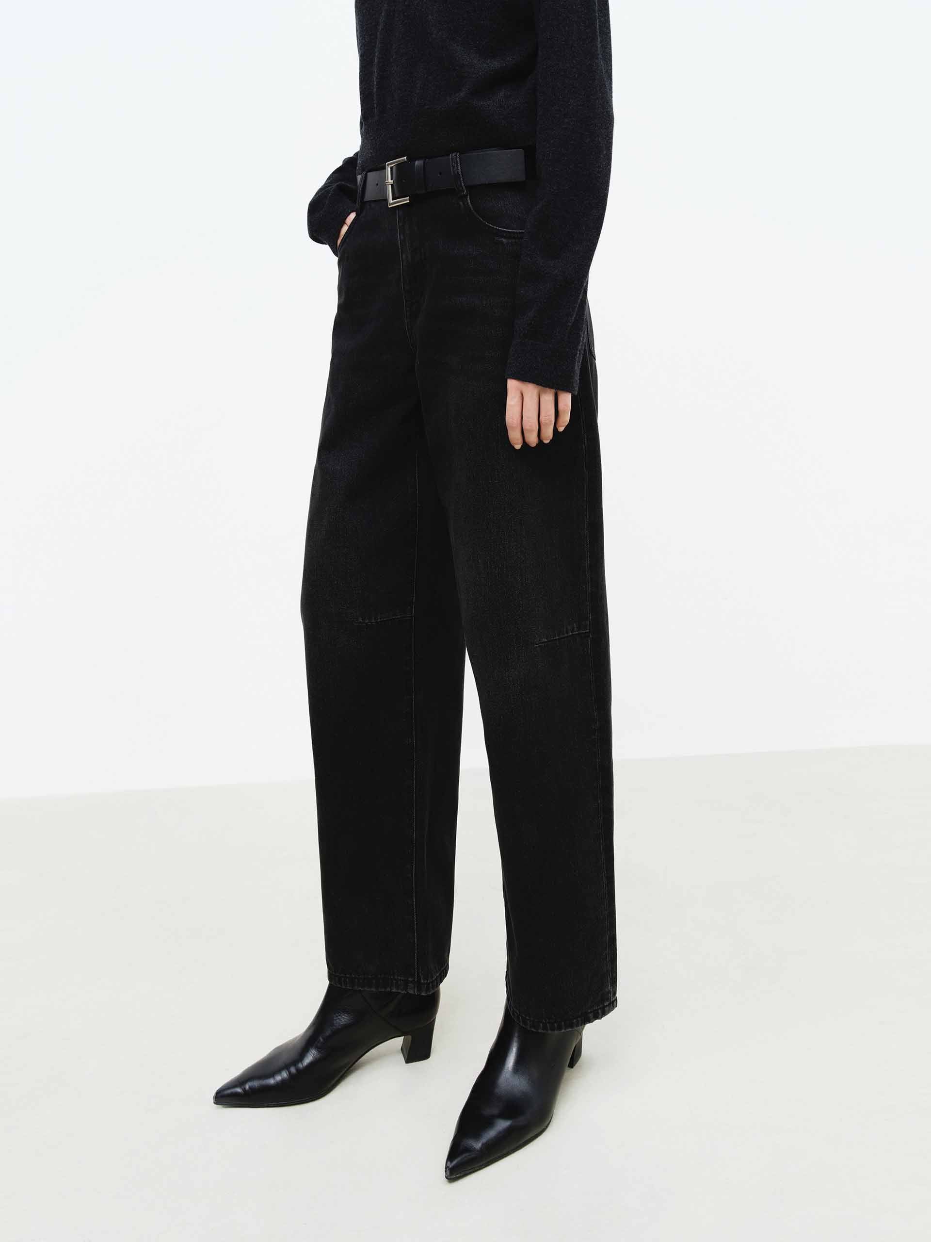 Barrel Leg Ankle Jeans - Image 3