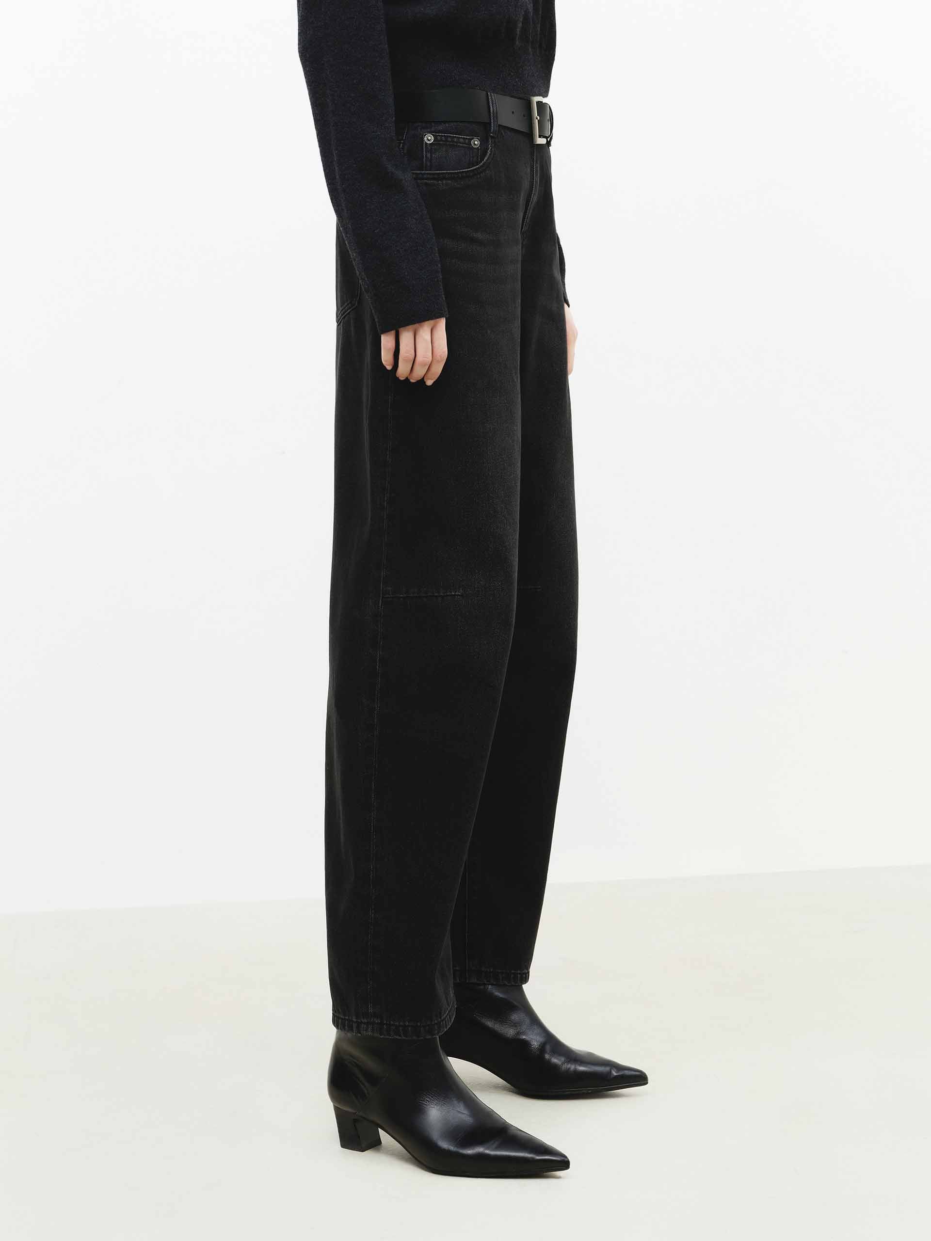 Barrel Leg Ankle Jeans - Image 7