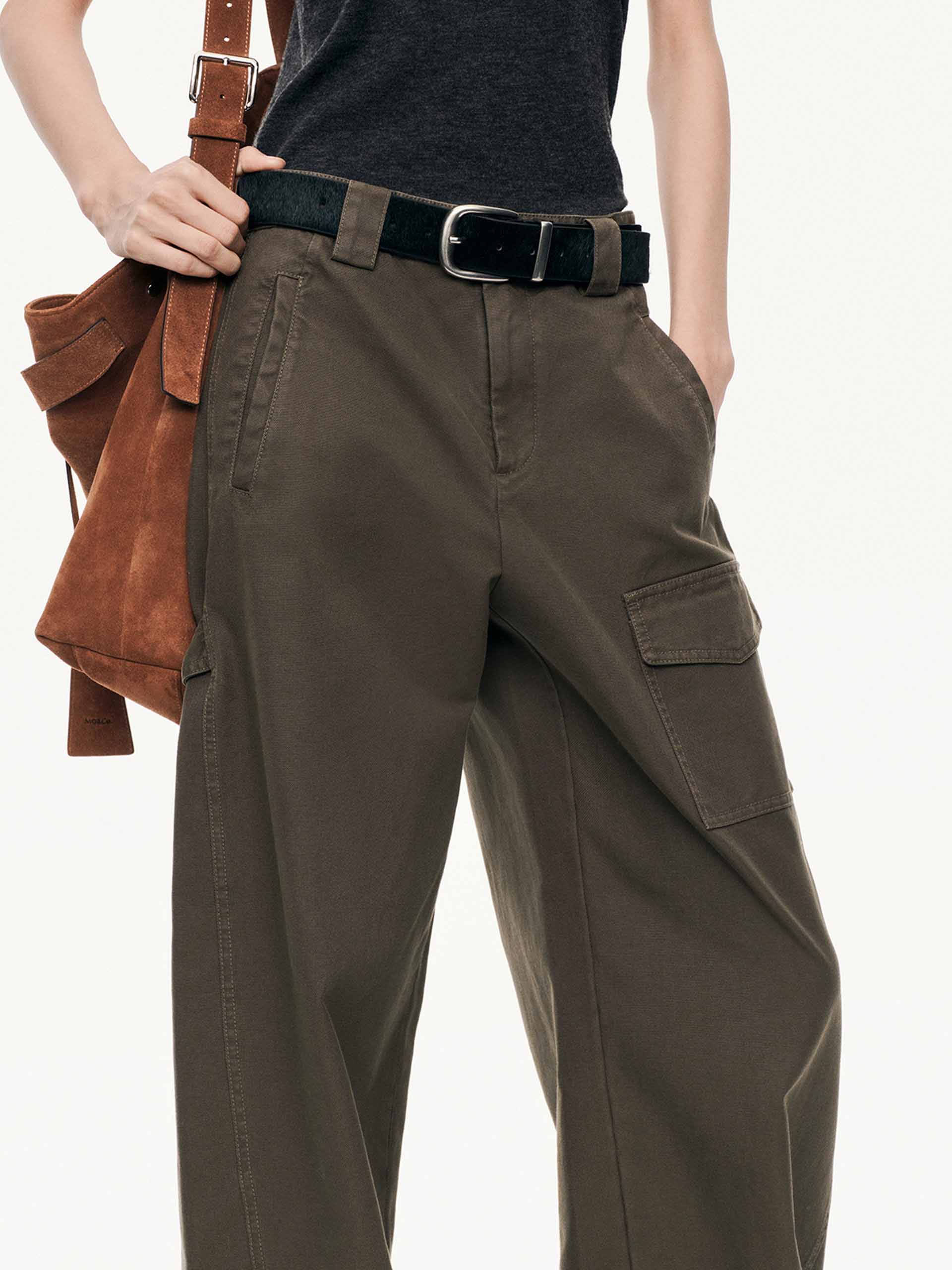 Barrel Leg Cargo Pants - Image 8