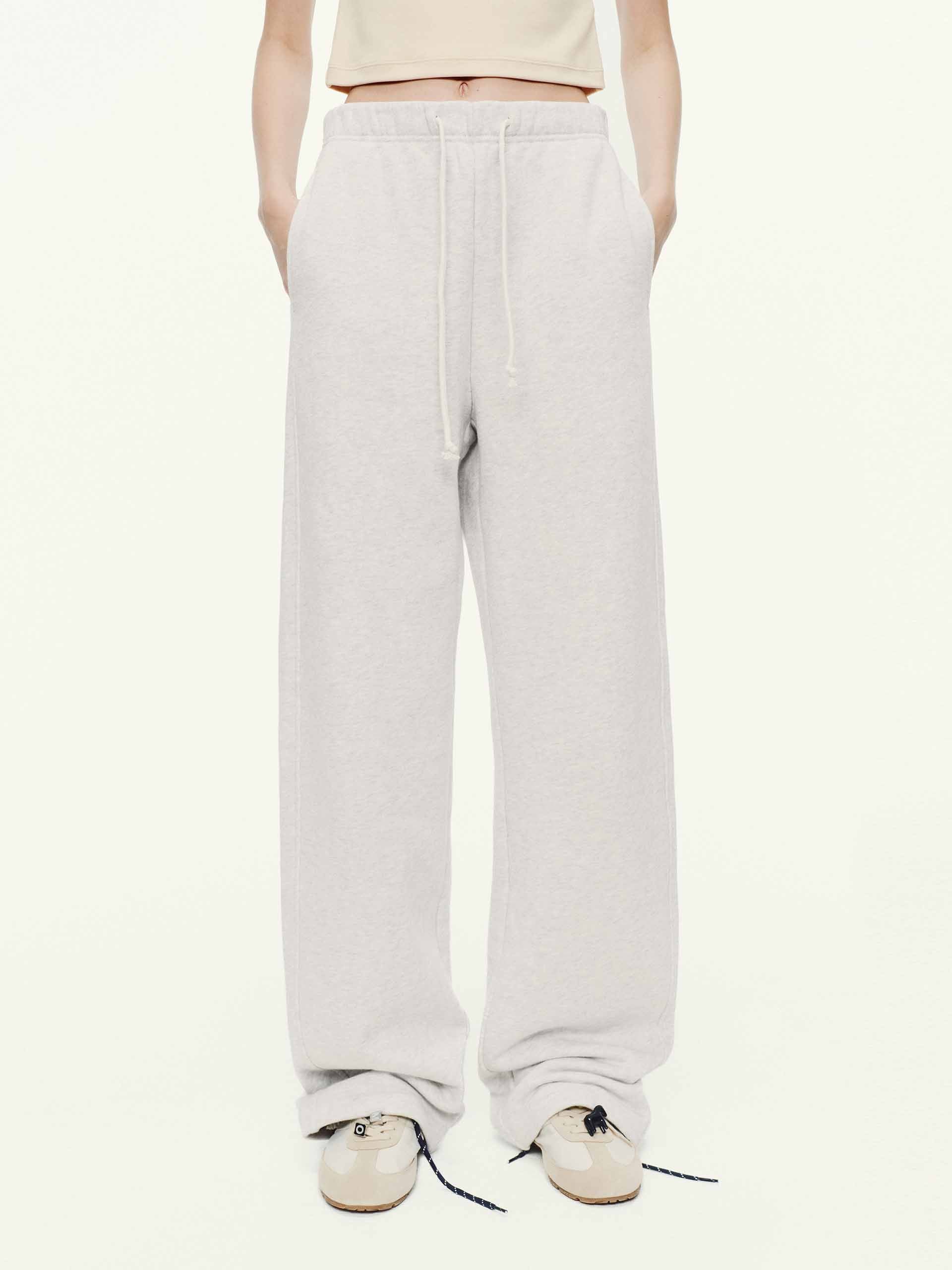 Barrel Leg Cotton Trousers