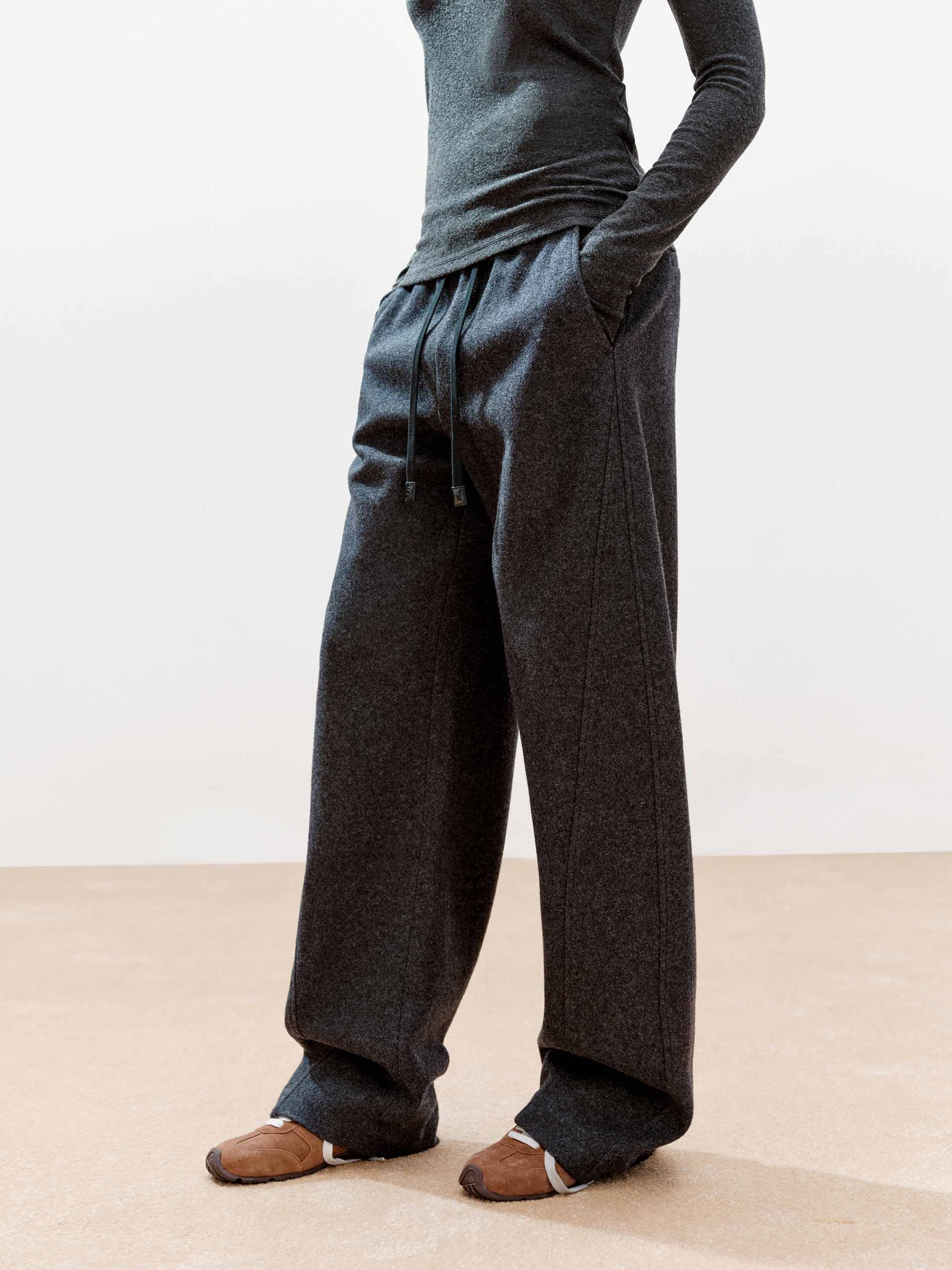Barrel Leg Drawstring Trousers - Image 7