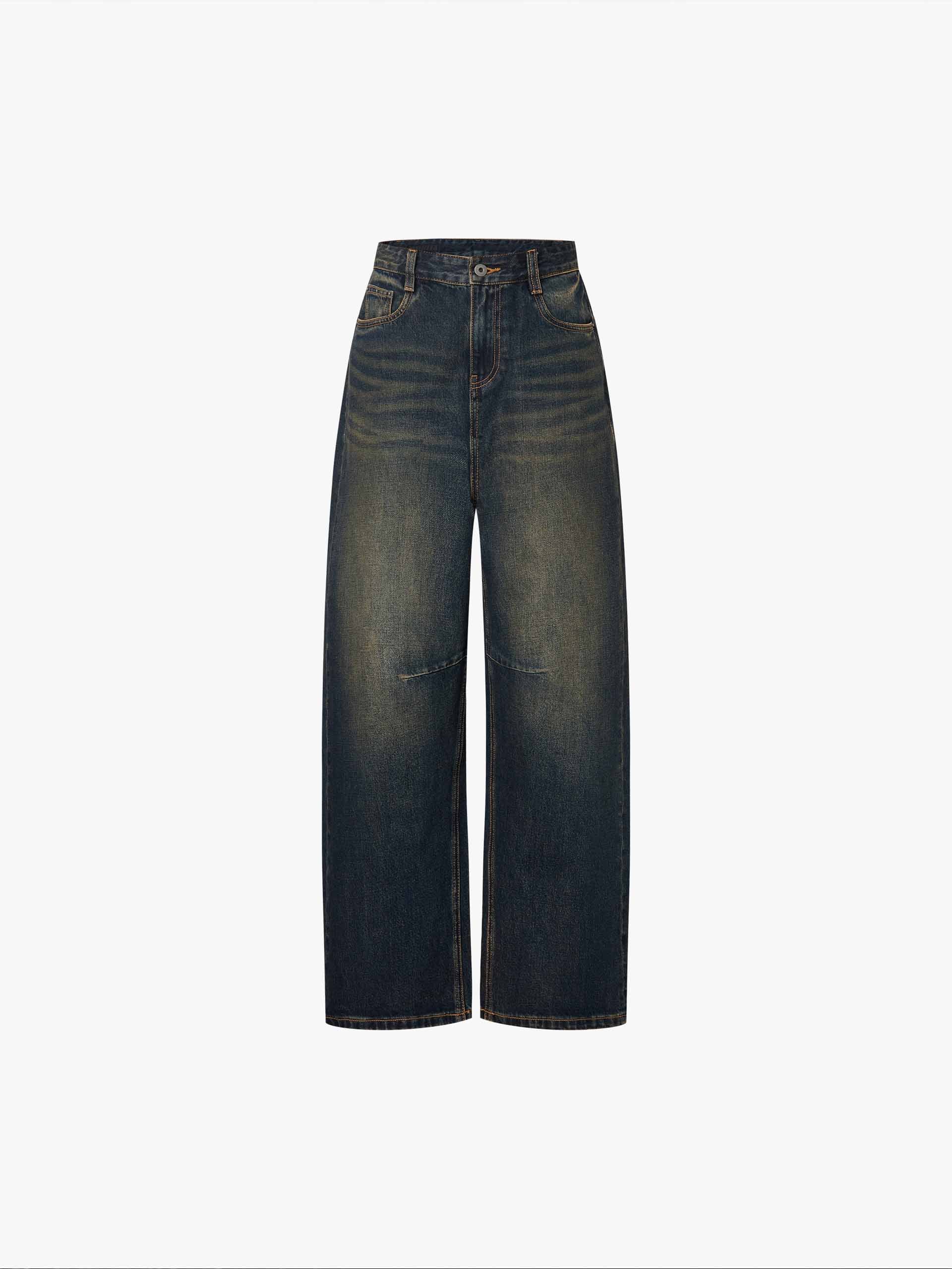 Barrel Leg Whisker Jeans - Image 5