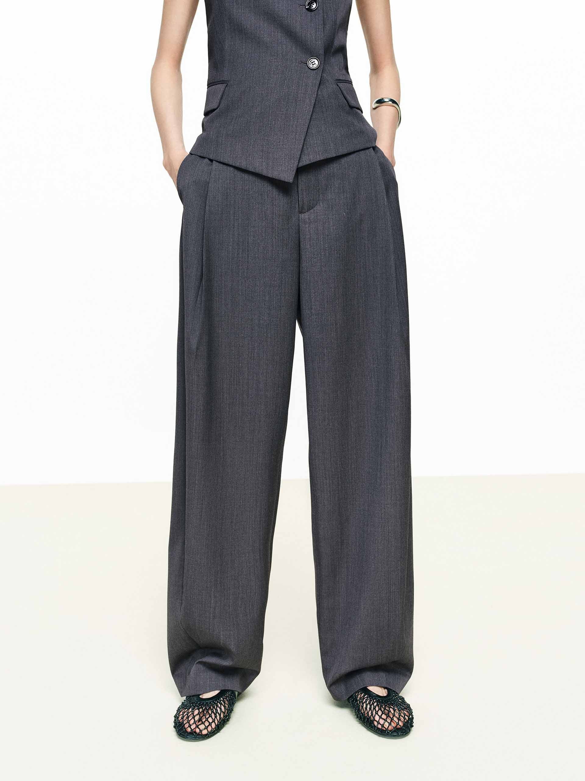 Barrel Wool Blend Pants