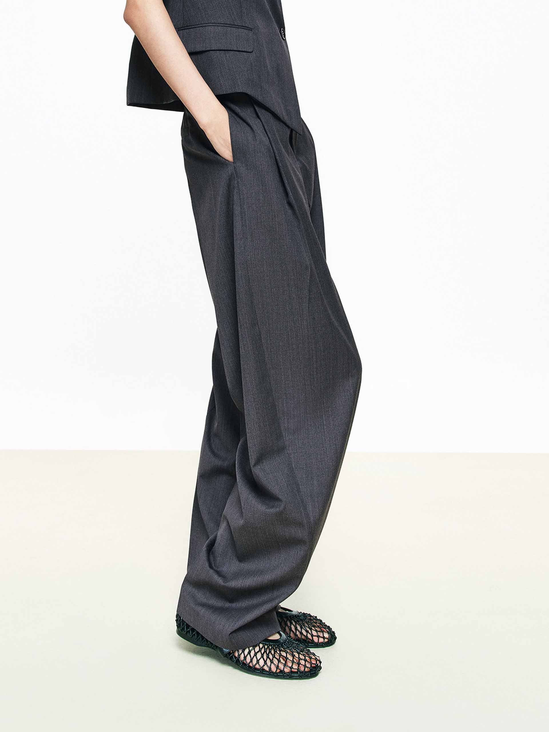 Barrel Wool Blend Pants - Image 7
