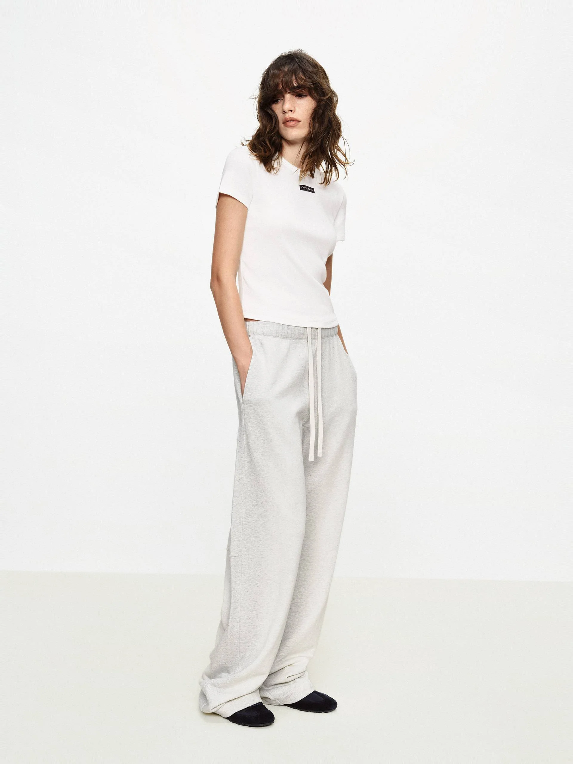 Beaded Detail Cotton Pants - Image 2