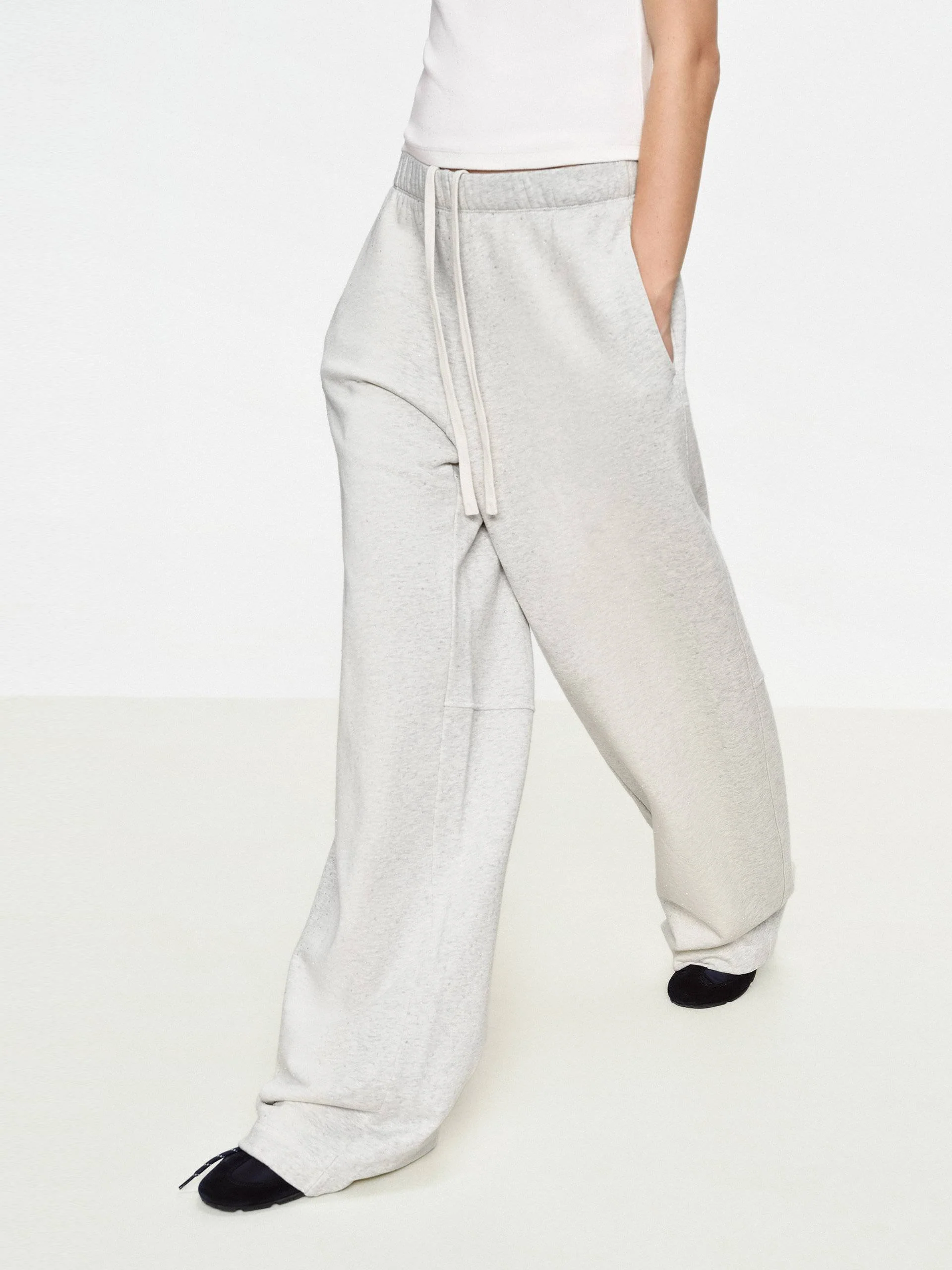 Beaded Detail Cotton Pants - Image 3