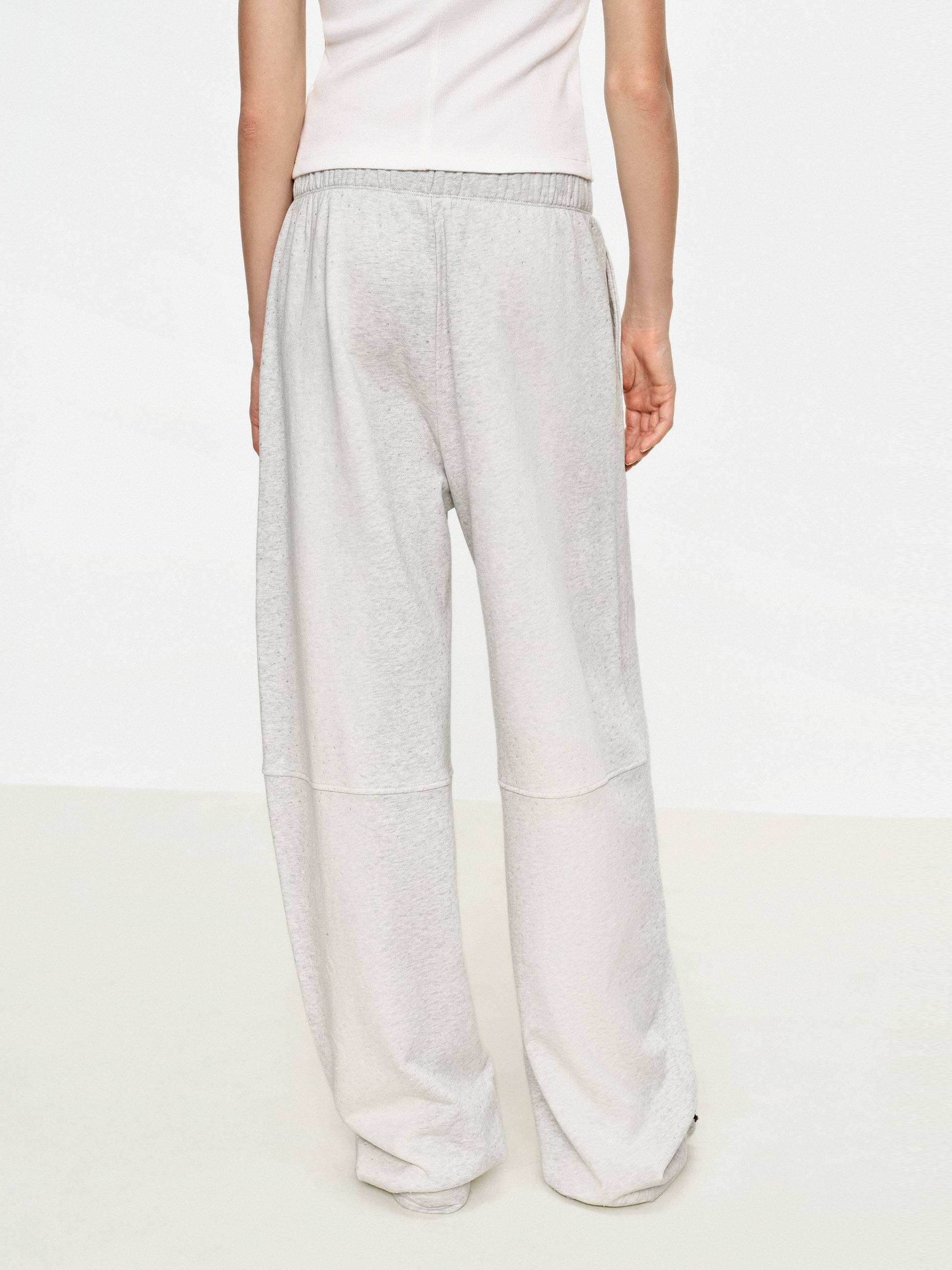 Beaded Detail Cotton Pants - Image 6