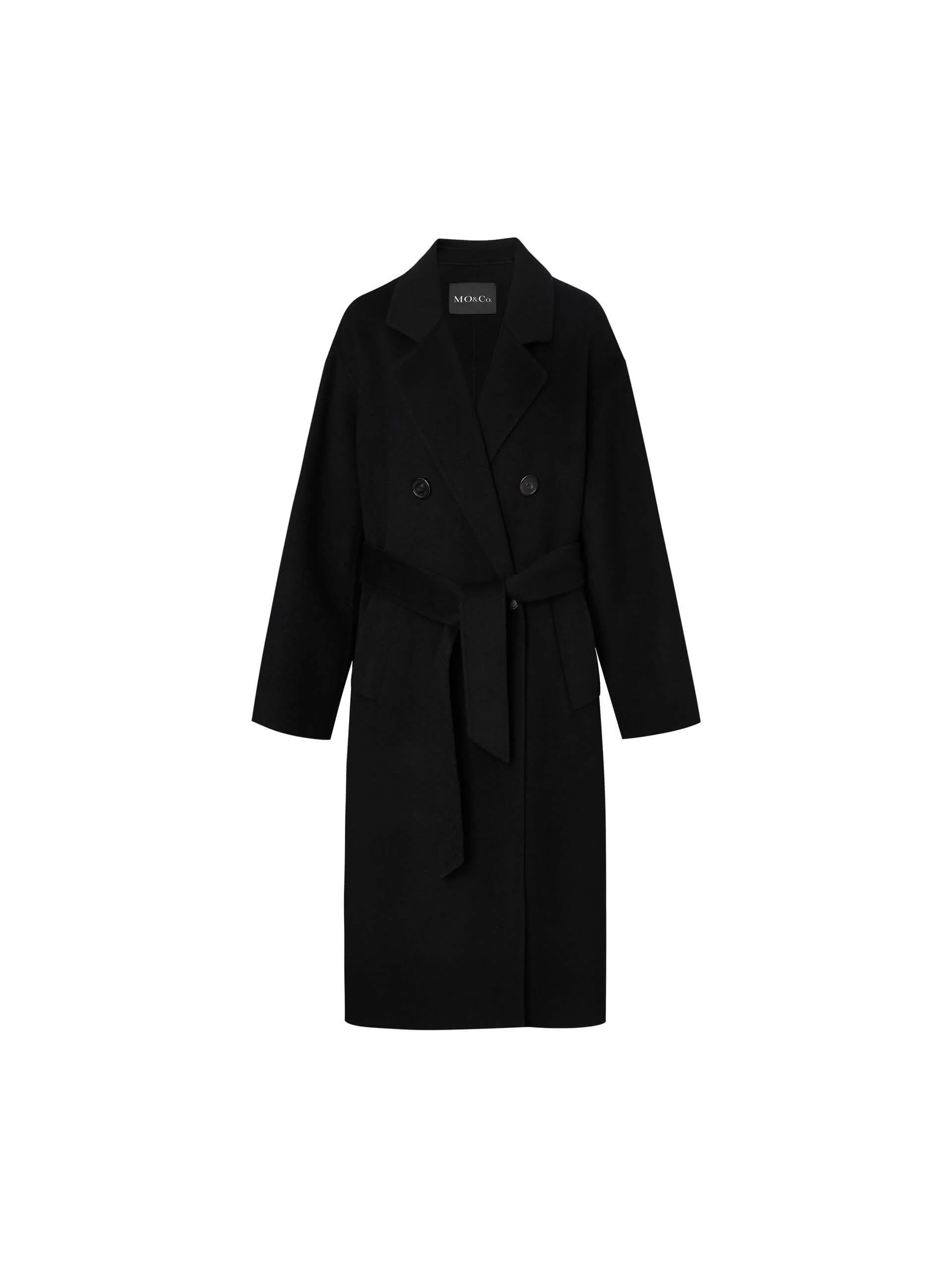 Belted Double Faced Wool Coat - Image 13
