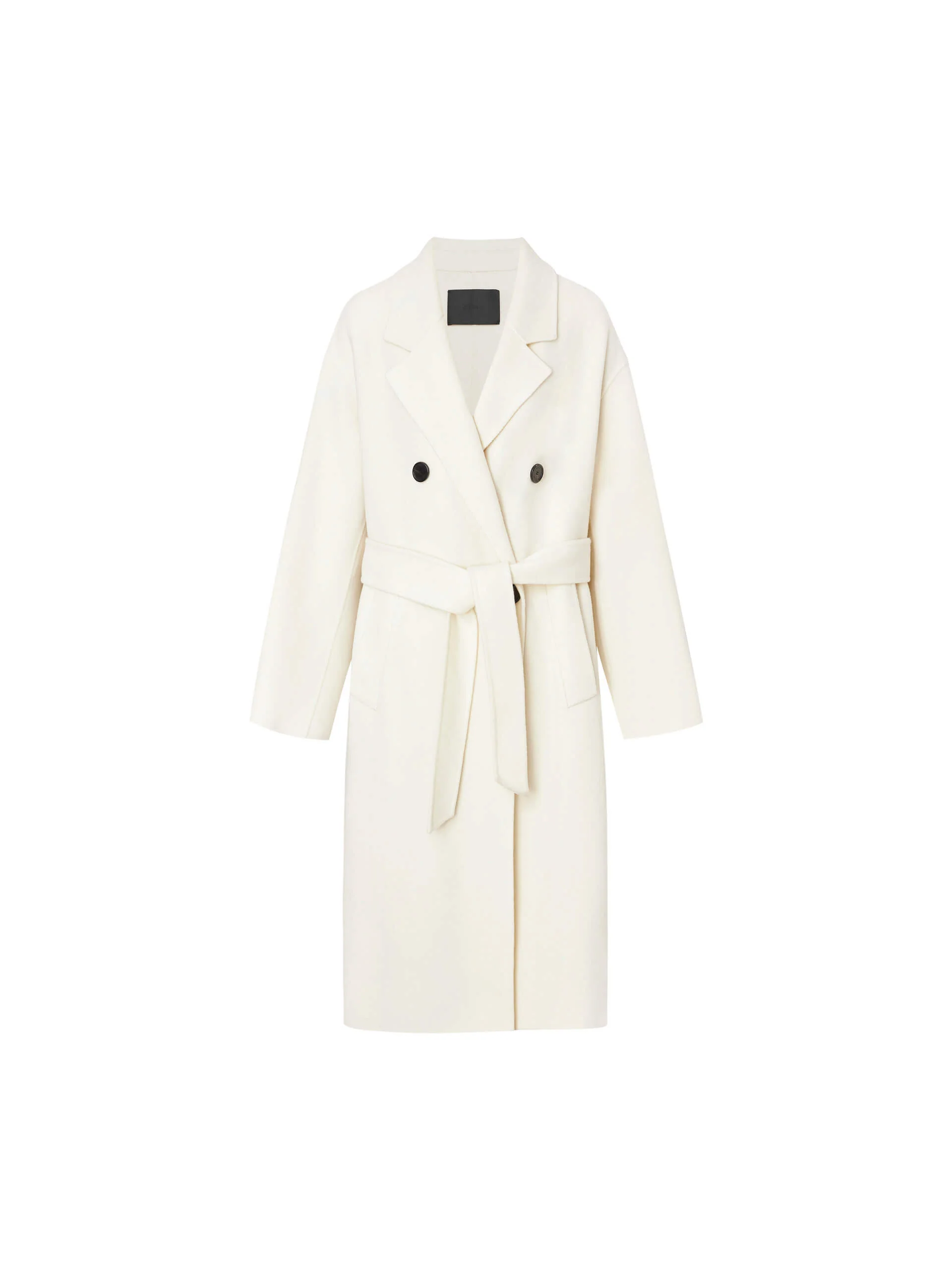 Belted Double Faced Wool Coat - Image 5