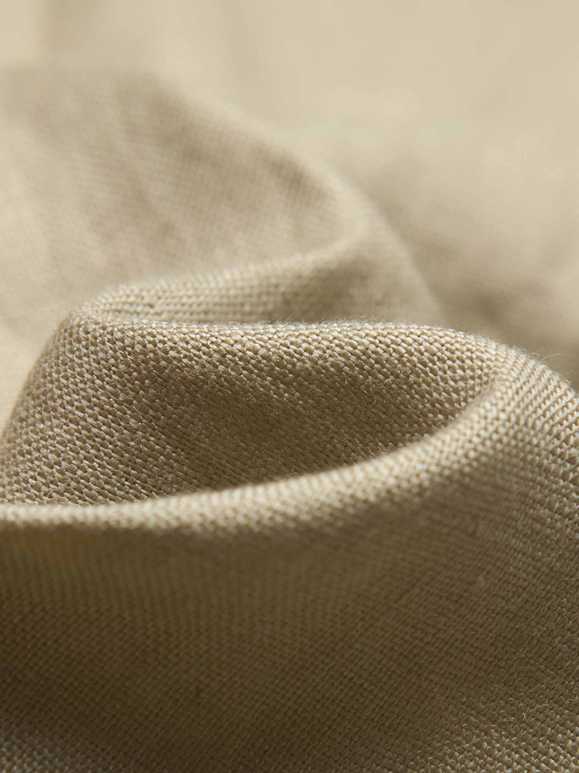 Belted Linen Straight Pants - Image 4
