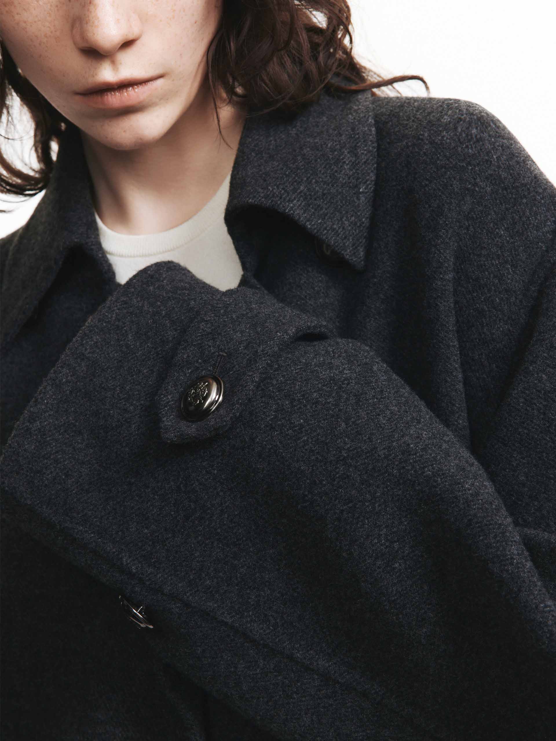 Belted Merino Wool Coat - Image 12