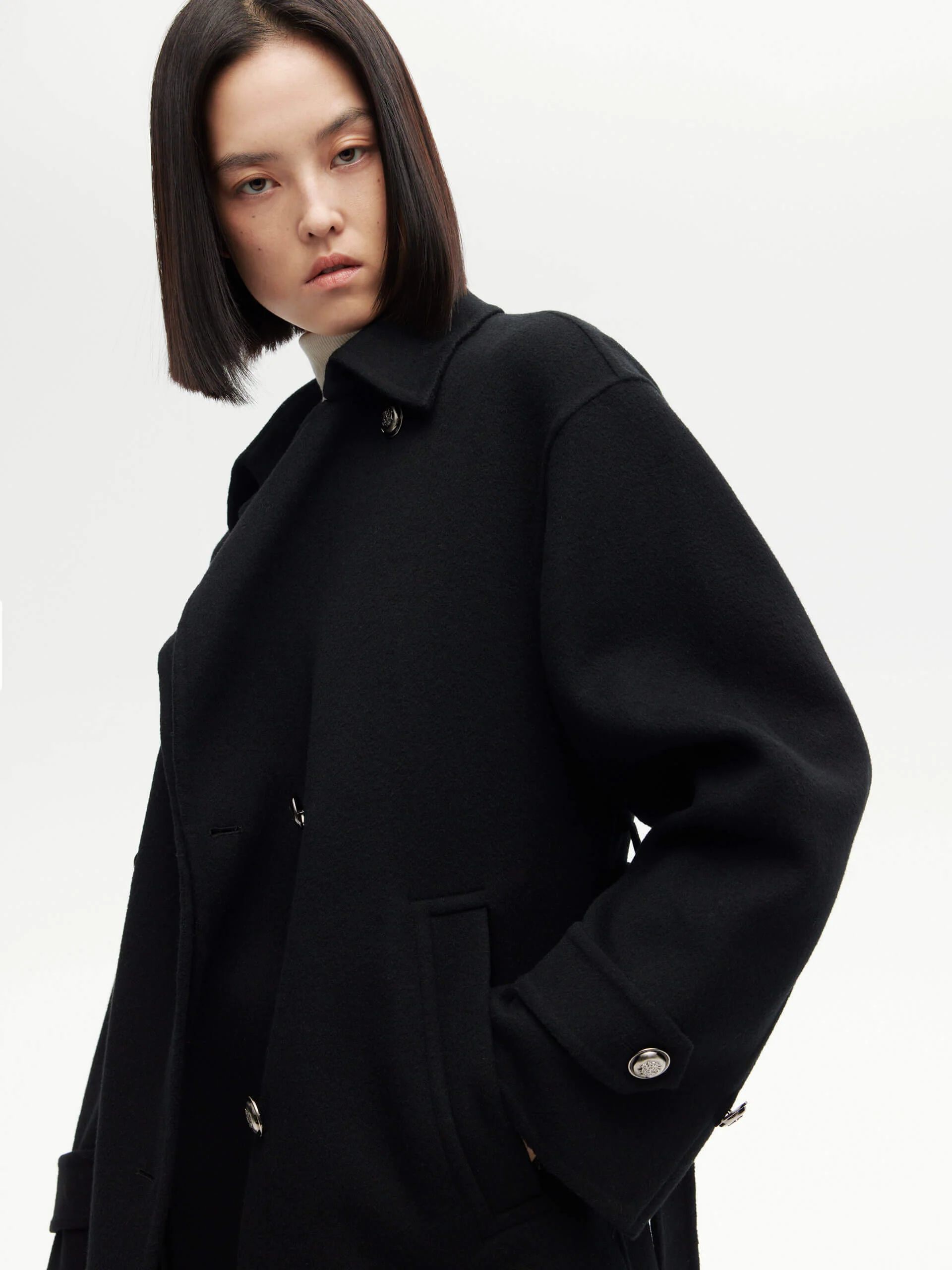 Belted Merino Wool Coat - Image 17