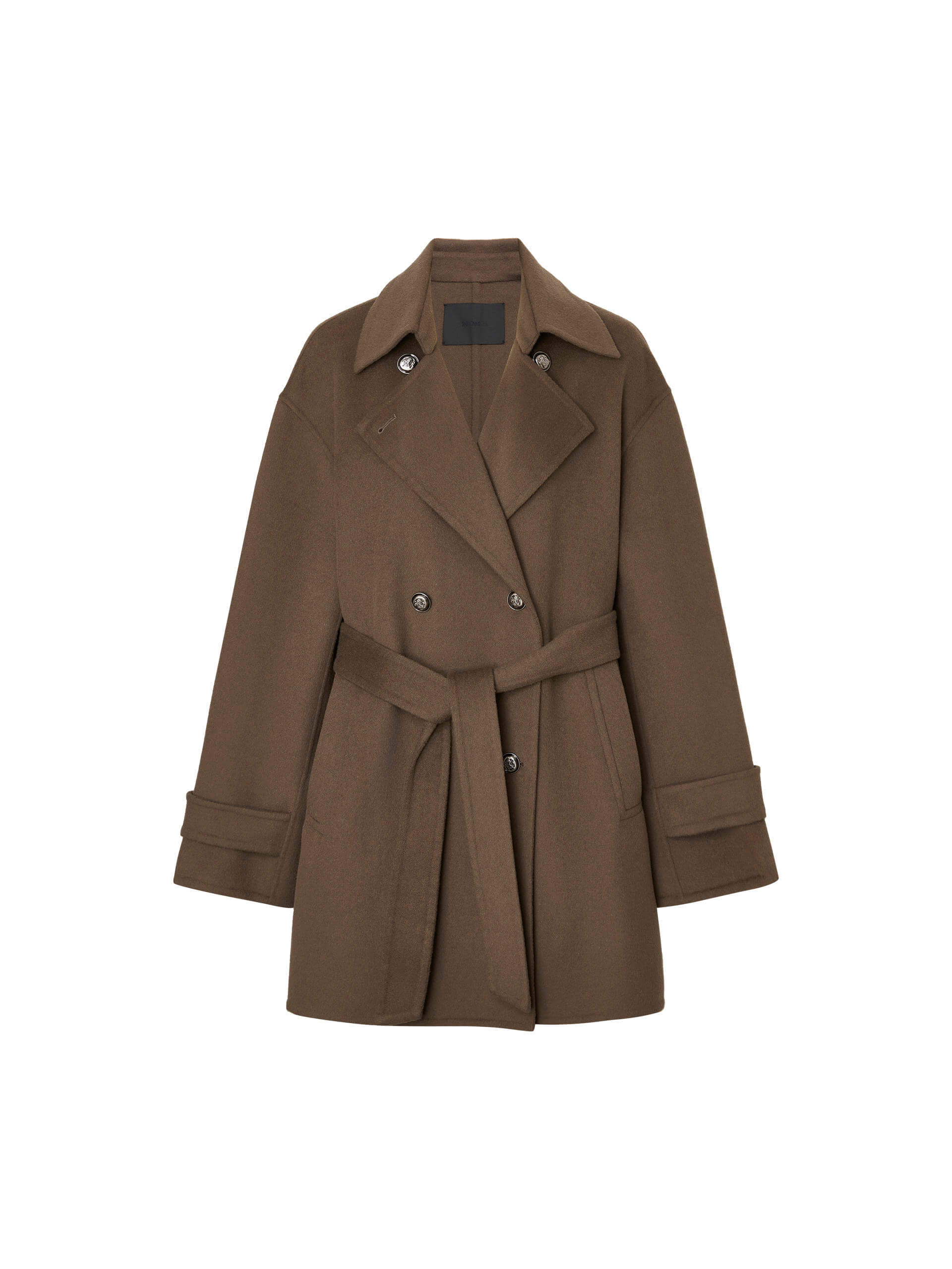Belted Merino Wool Coat - Image 5