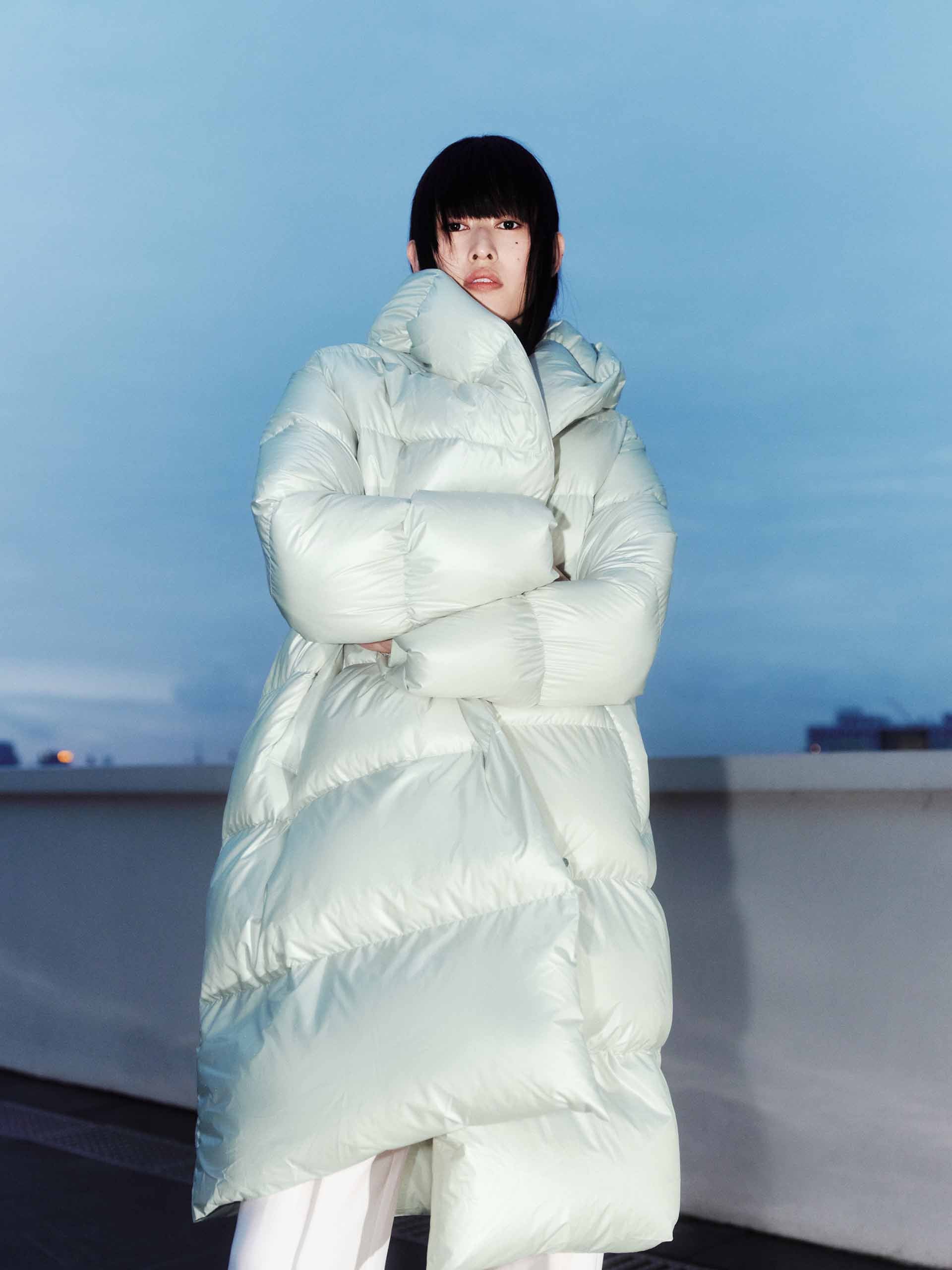 Belted Quilted Shell Down Coat - Image 14