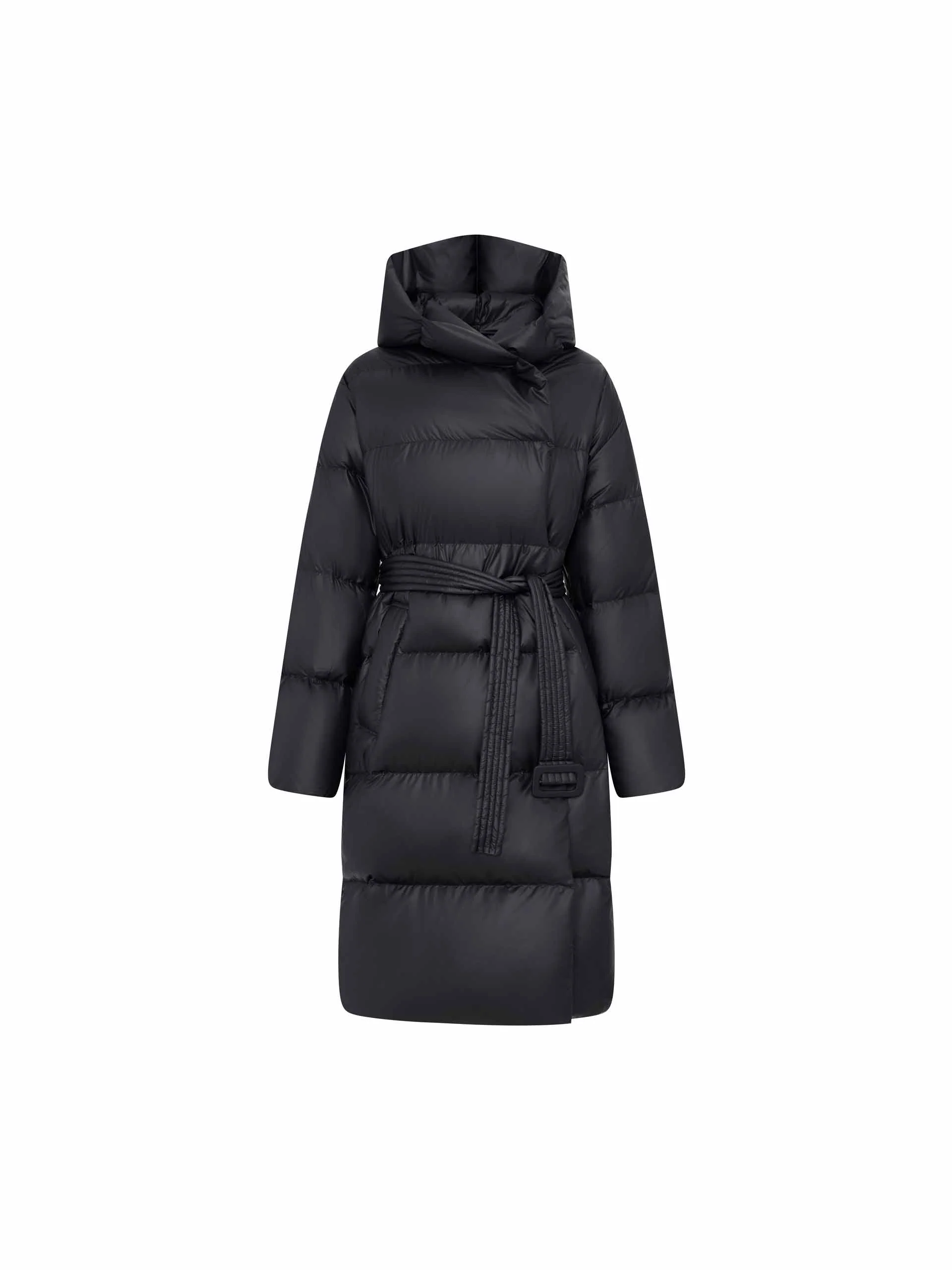 Belted Quilted Shell Down Coat - Image 26