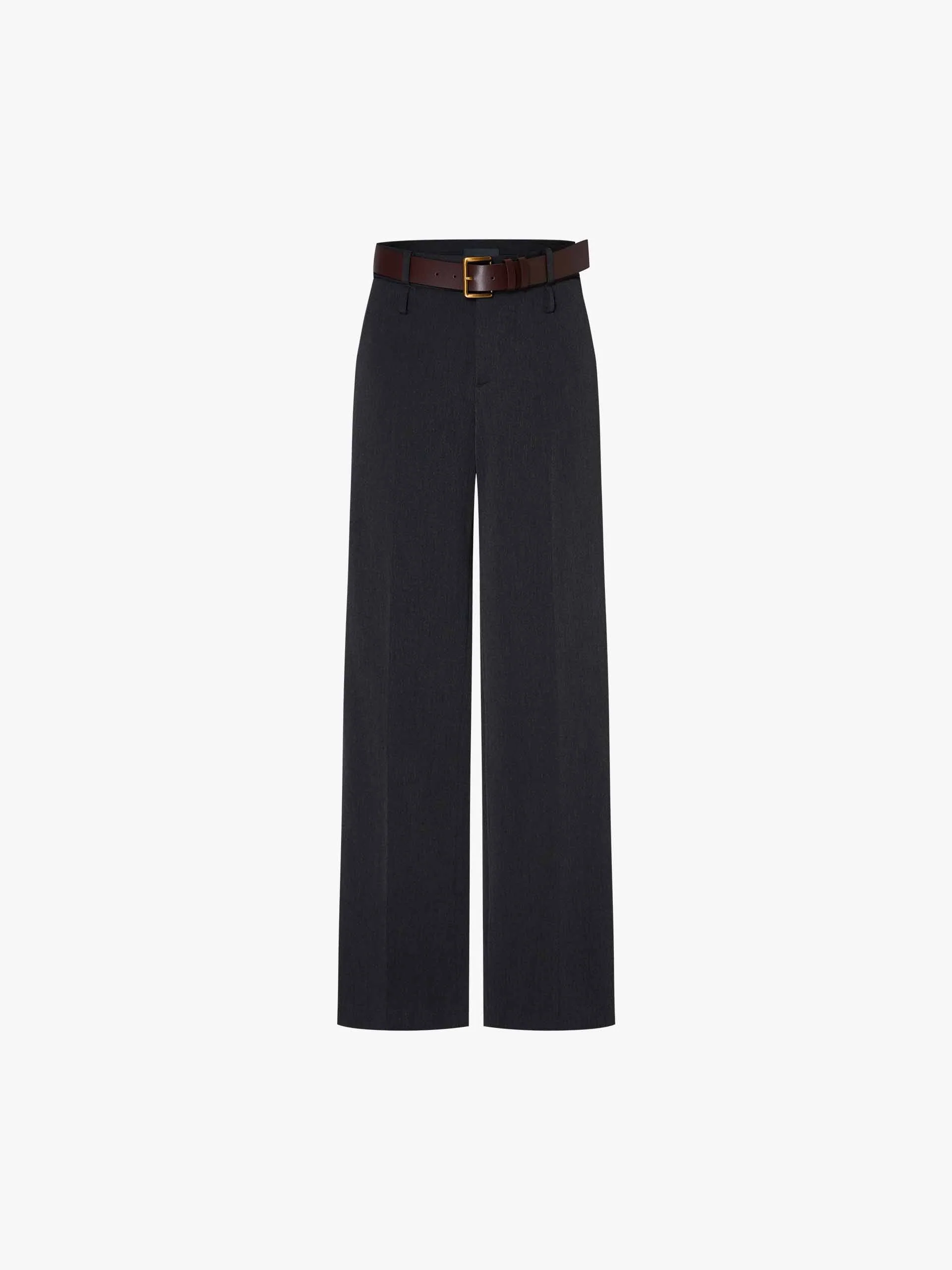 Belted Straight Leg Pants - Image 5