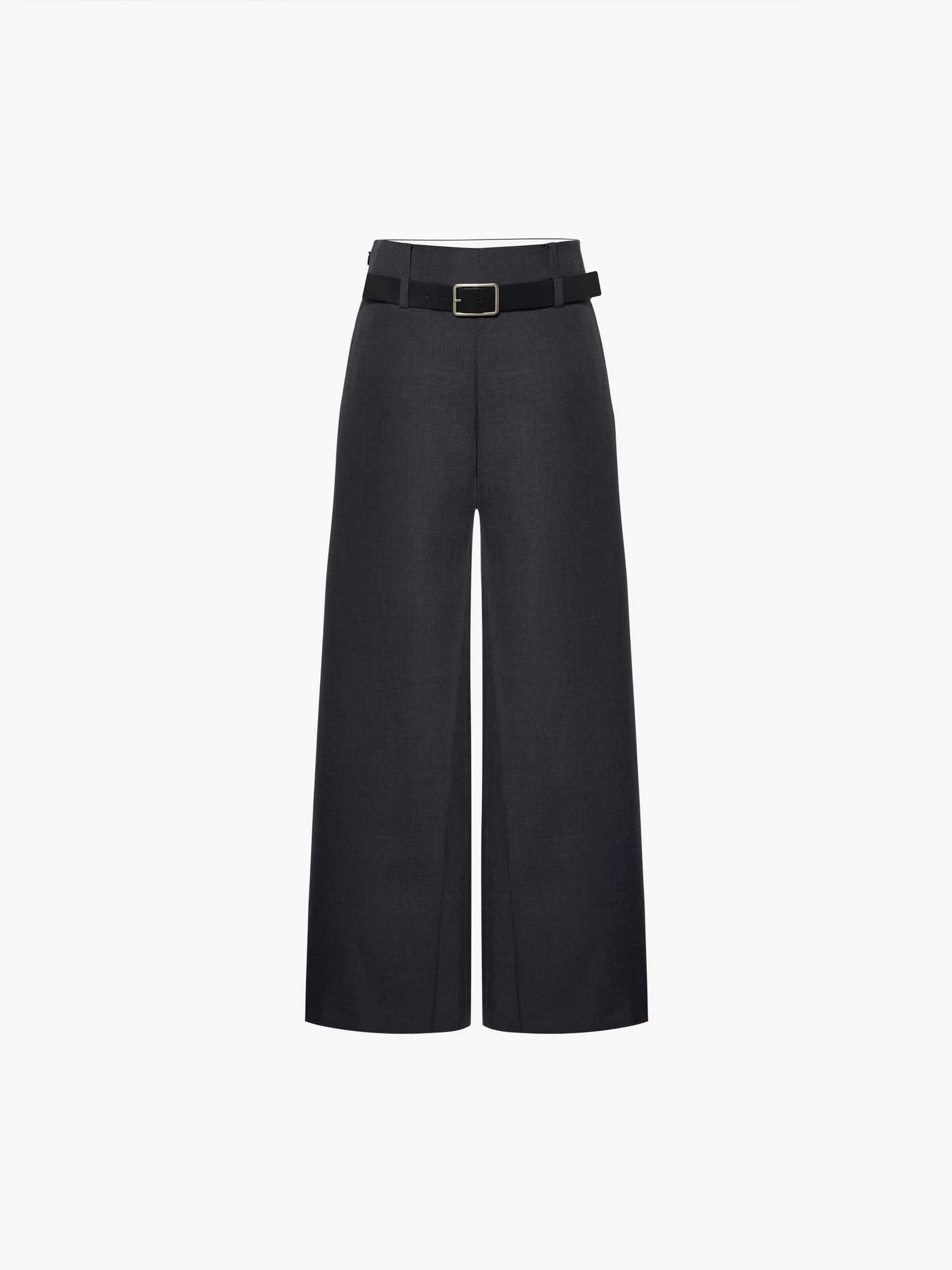Belted Wide Leg Pants - Image 5