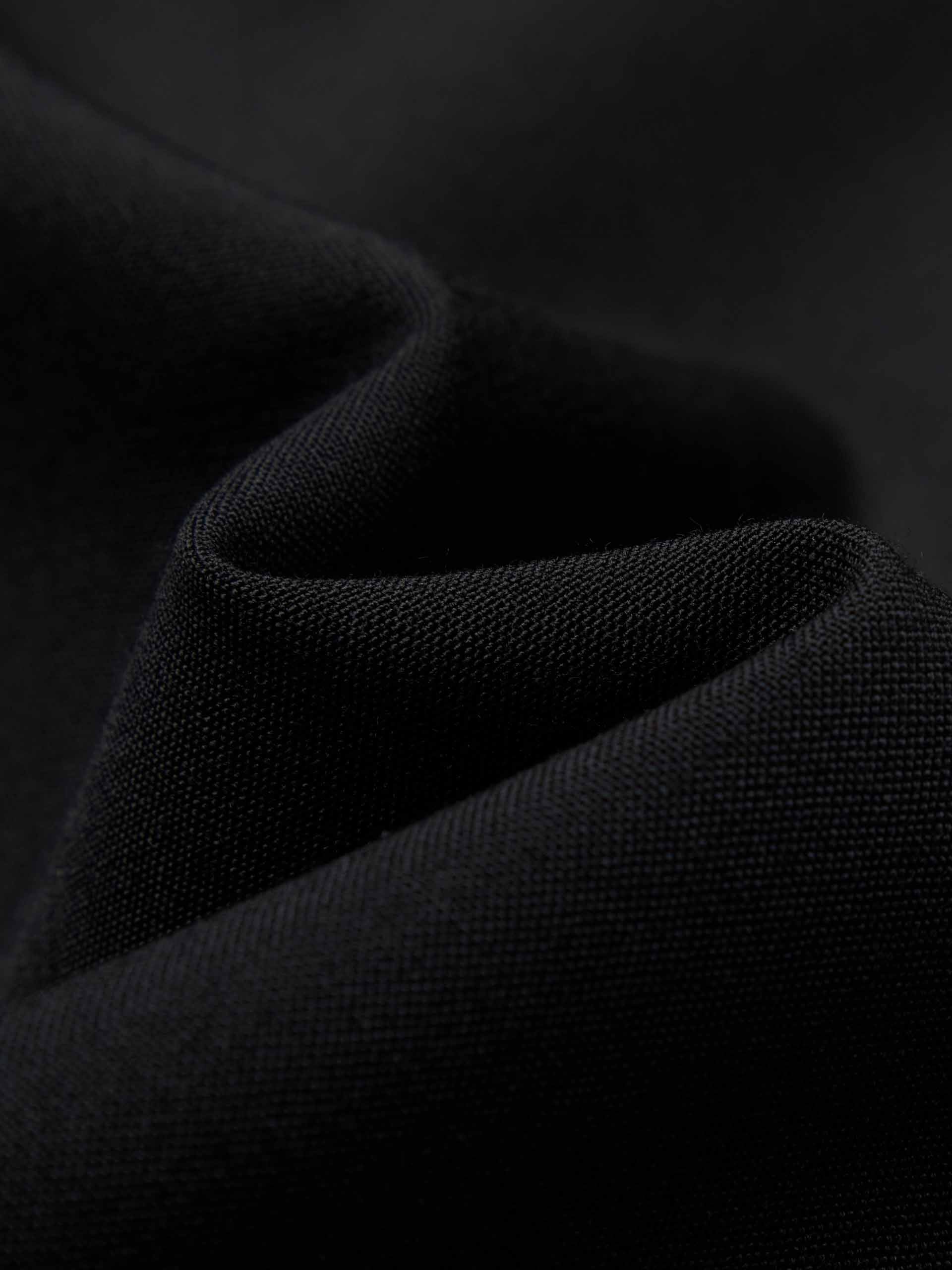 Black Tapered Leg Trousers - Image 4
