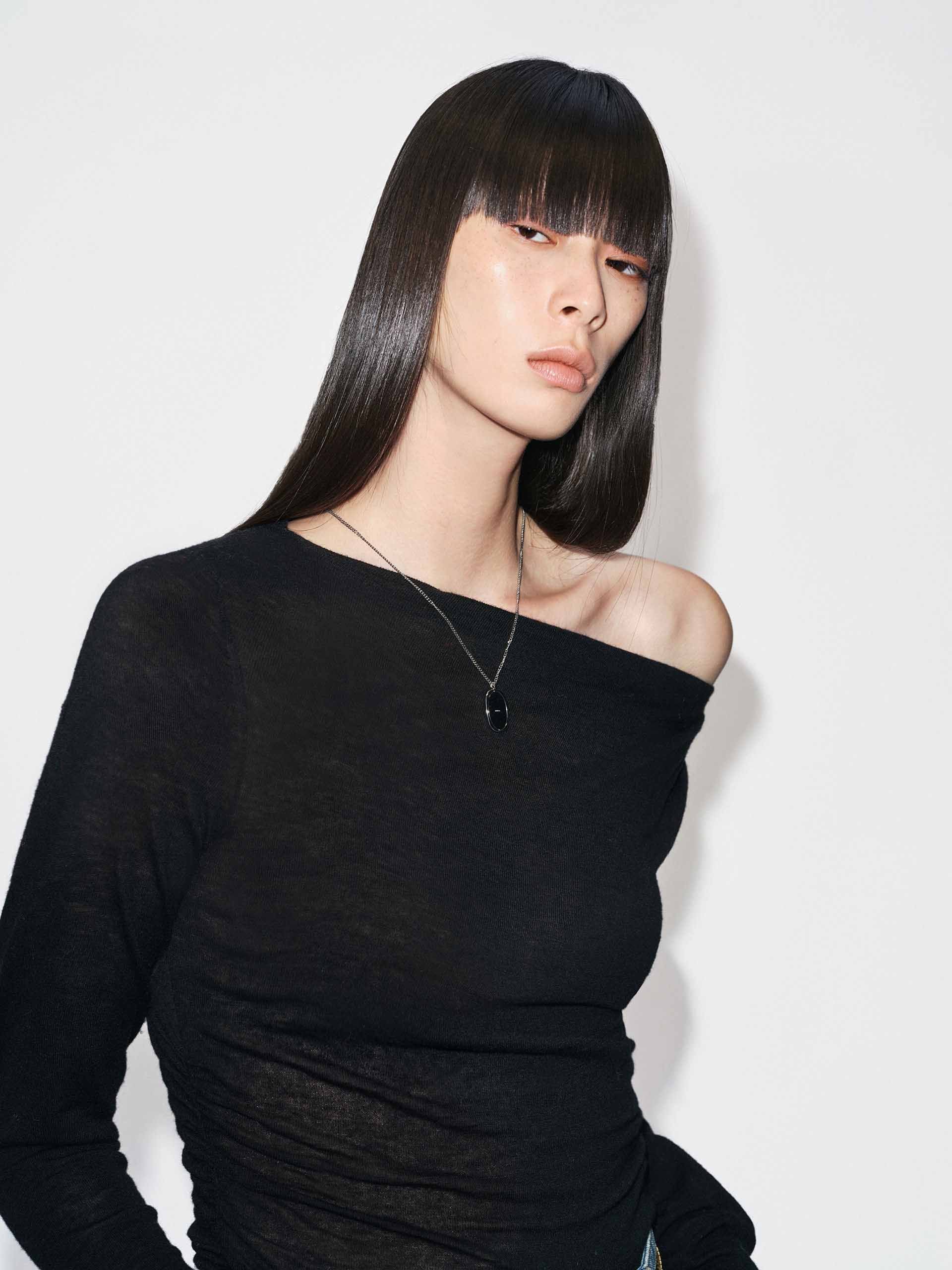 Boat Neck Wool Sweater - Image 8