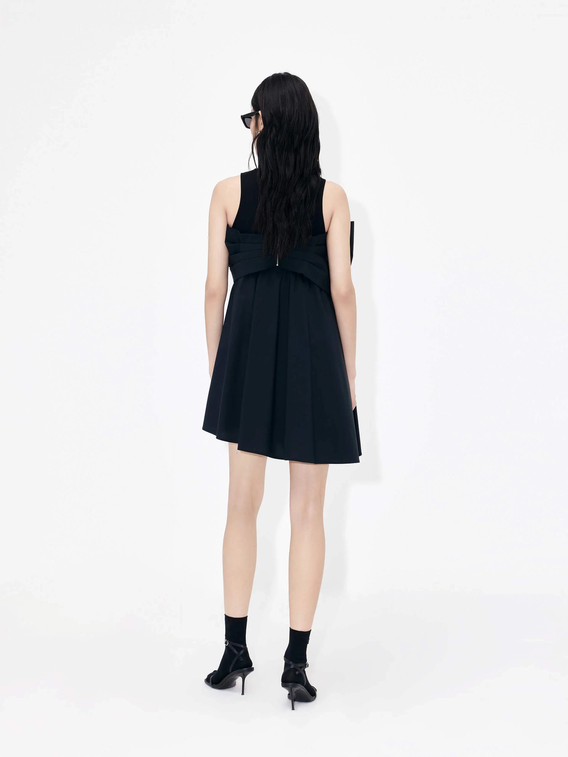 Bowknot Front Mini Dress - Image 3