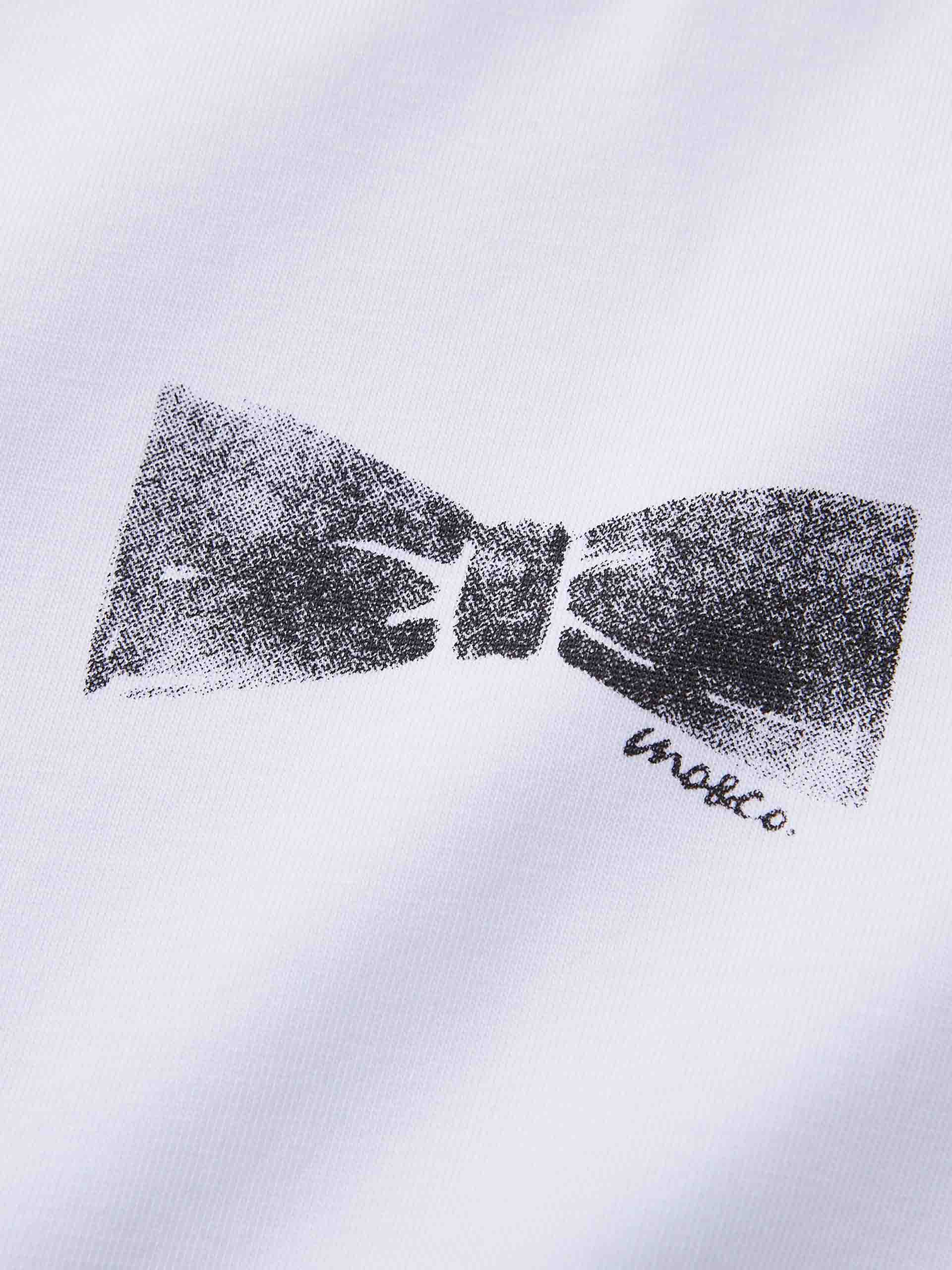Bowknot Pattern Cotton Blend T-Shirt - Image 10