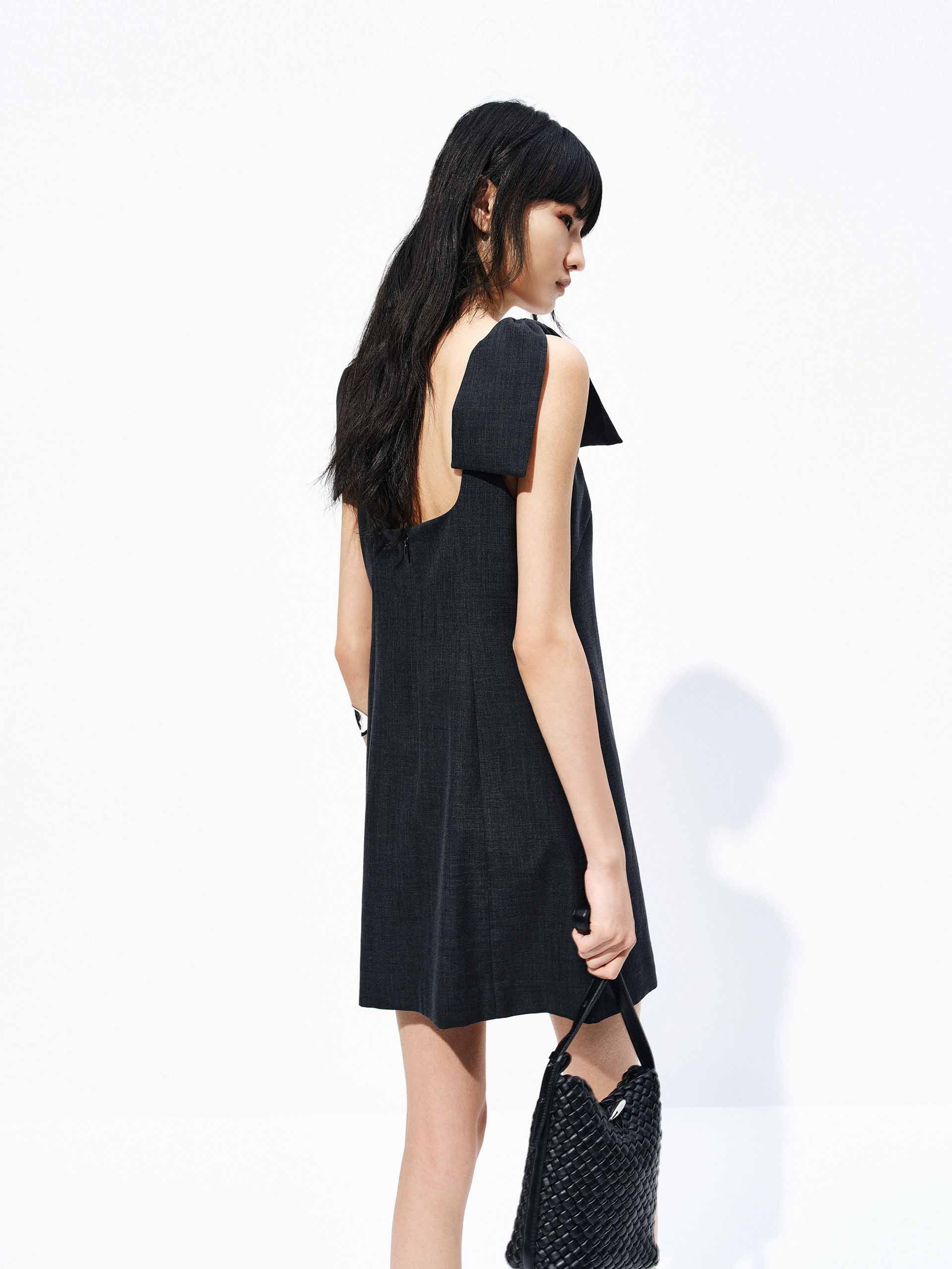 Bow Strap Tank Dress - Image 3