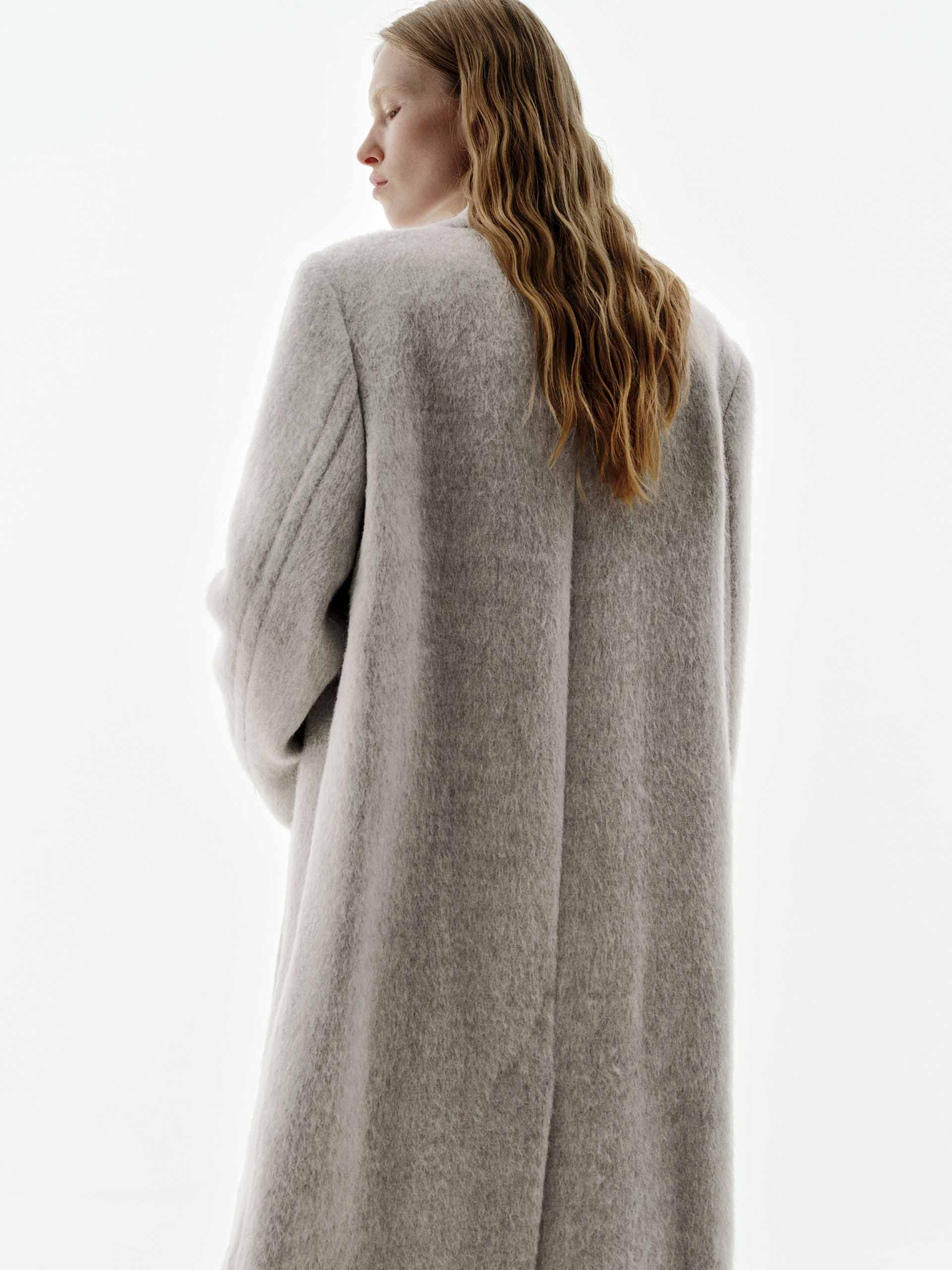 Brushed Lapel Overcoat - Image 8