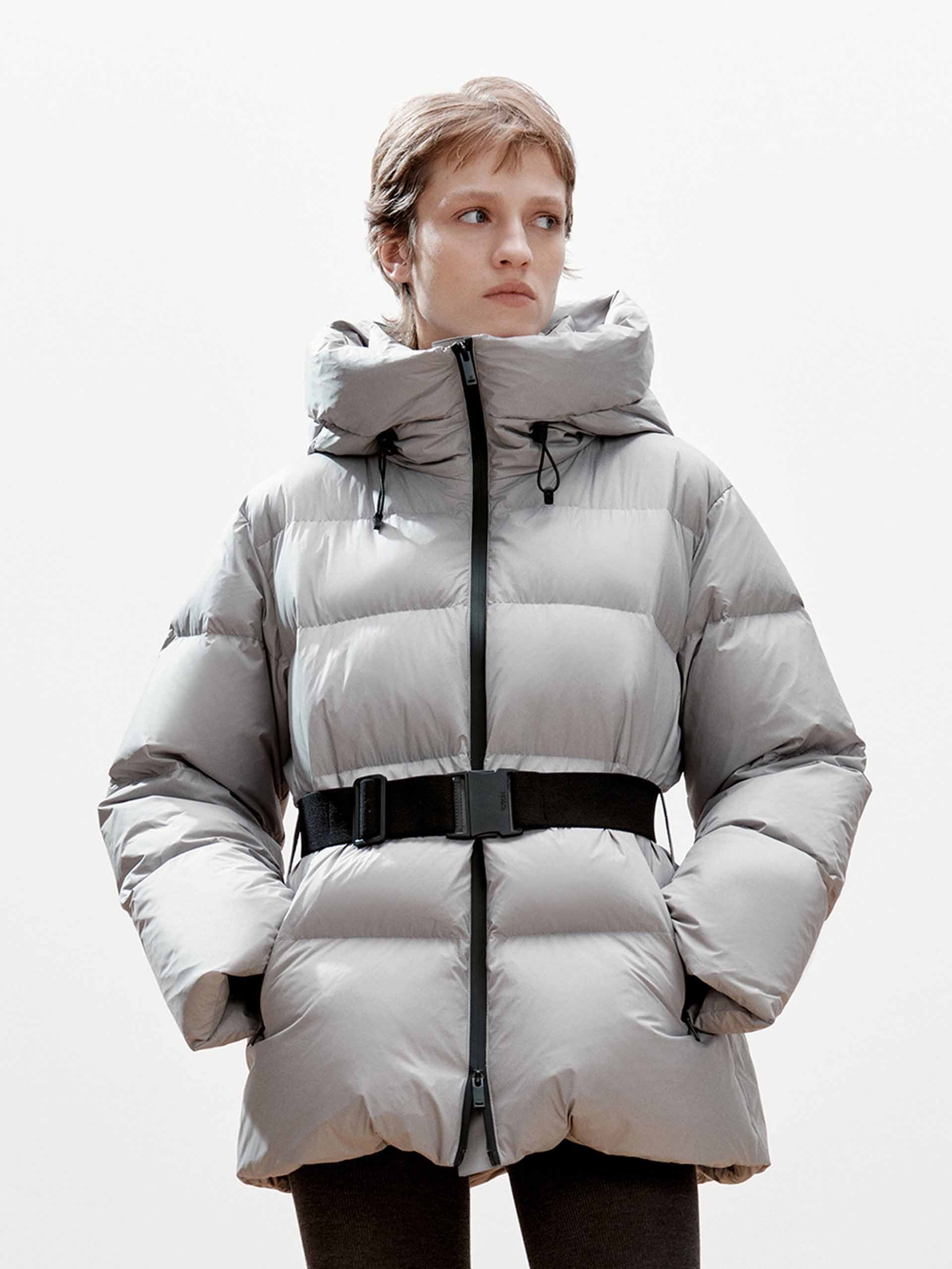 Buckle Hooded Down Jacket - Image 17