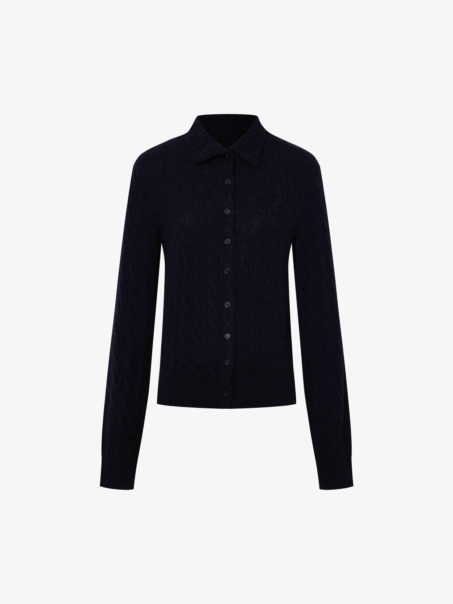 Button Closure Fitted Cardigan - Image 13