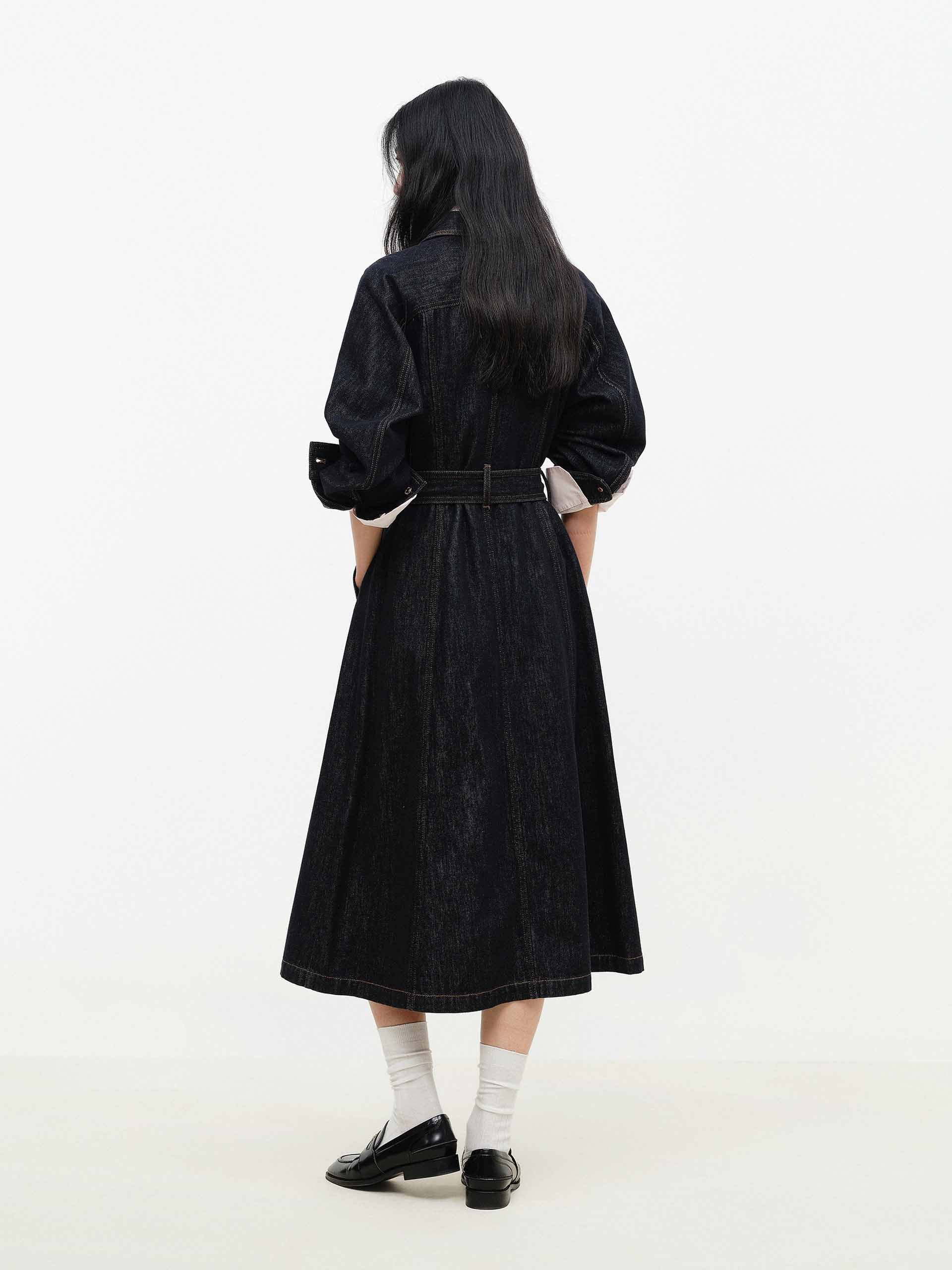 Button Closure Shirt Dress - Image 6