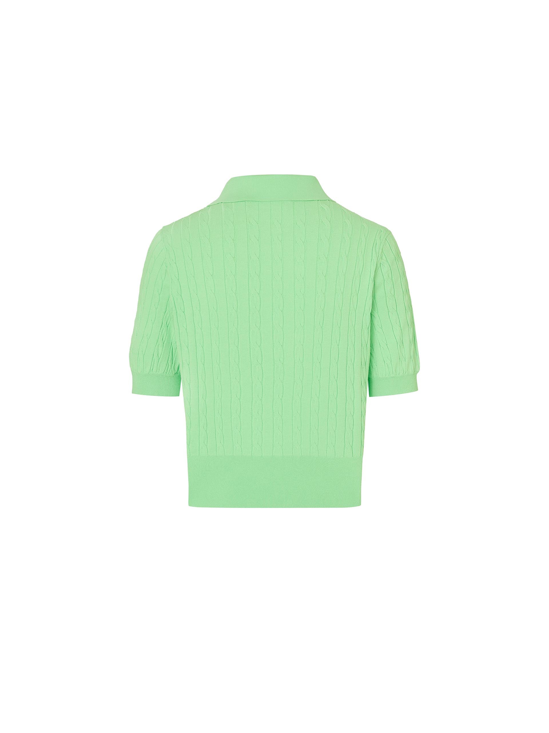 Cable Cropped Knit Top - Image 8