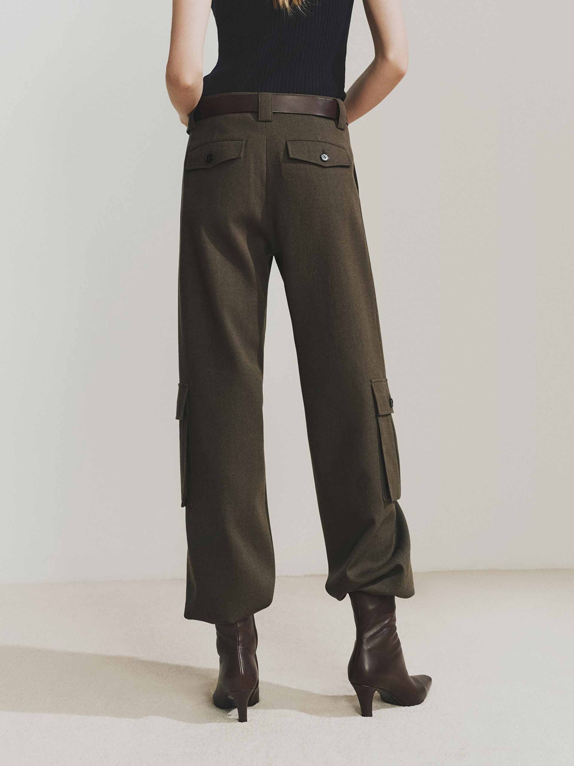 Cargo High Waist Trousers - Image 6
