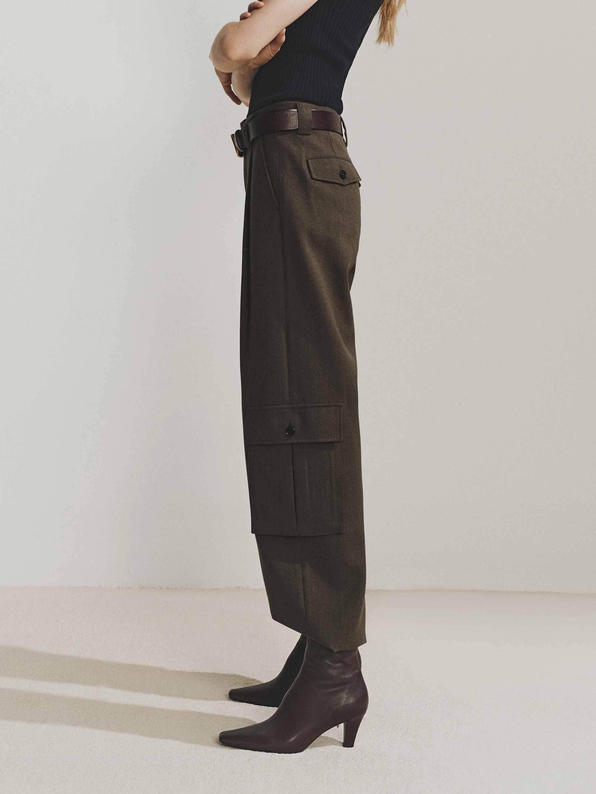 Cargo High Waist Trousers - Image 7