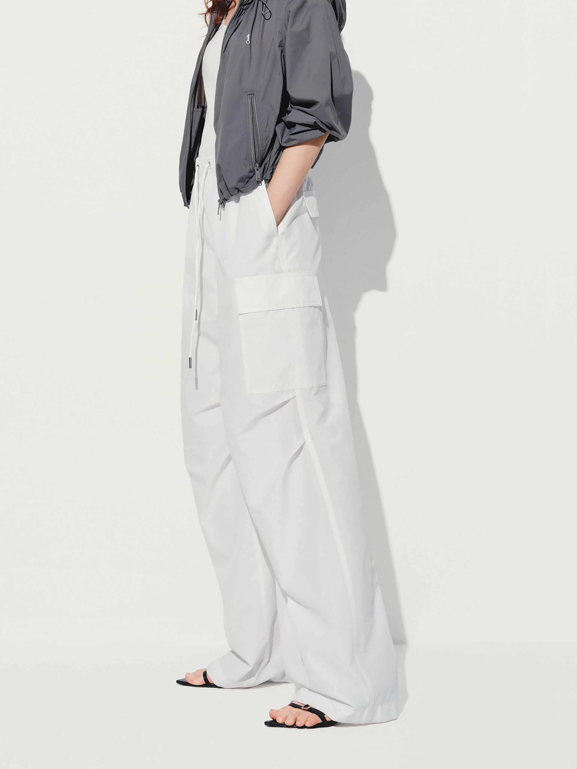 Cargo Pocket Drawstring Pants - Image 12