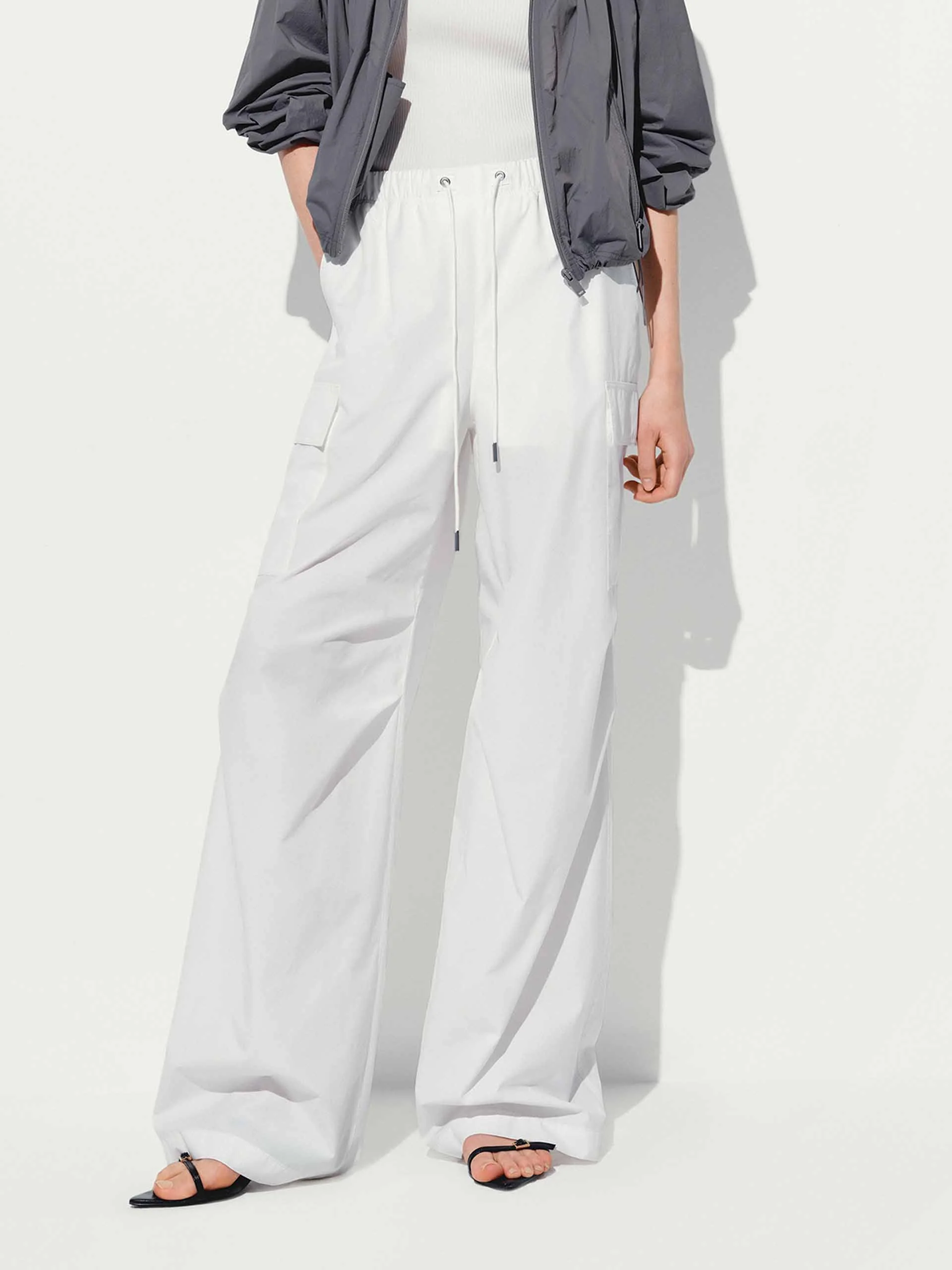 Cargo Pocket Drawstring Pants - Image 7