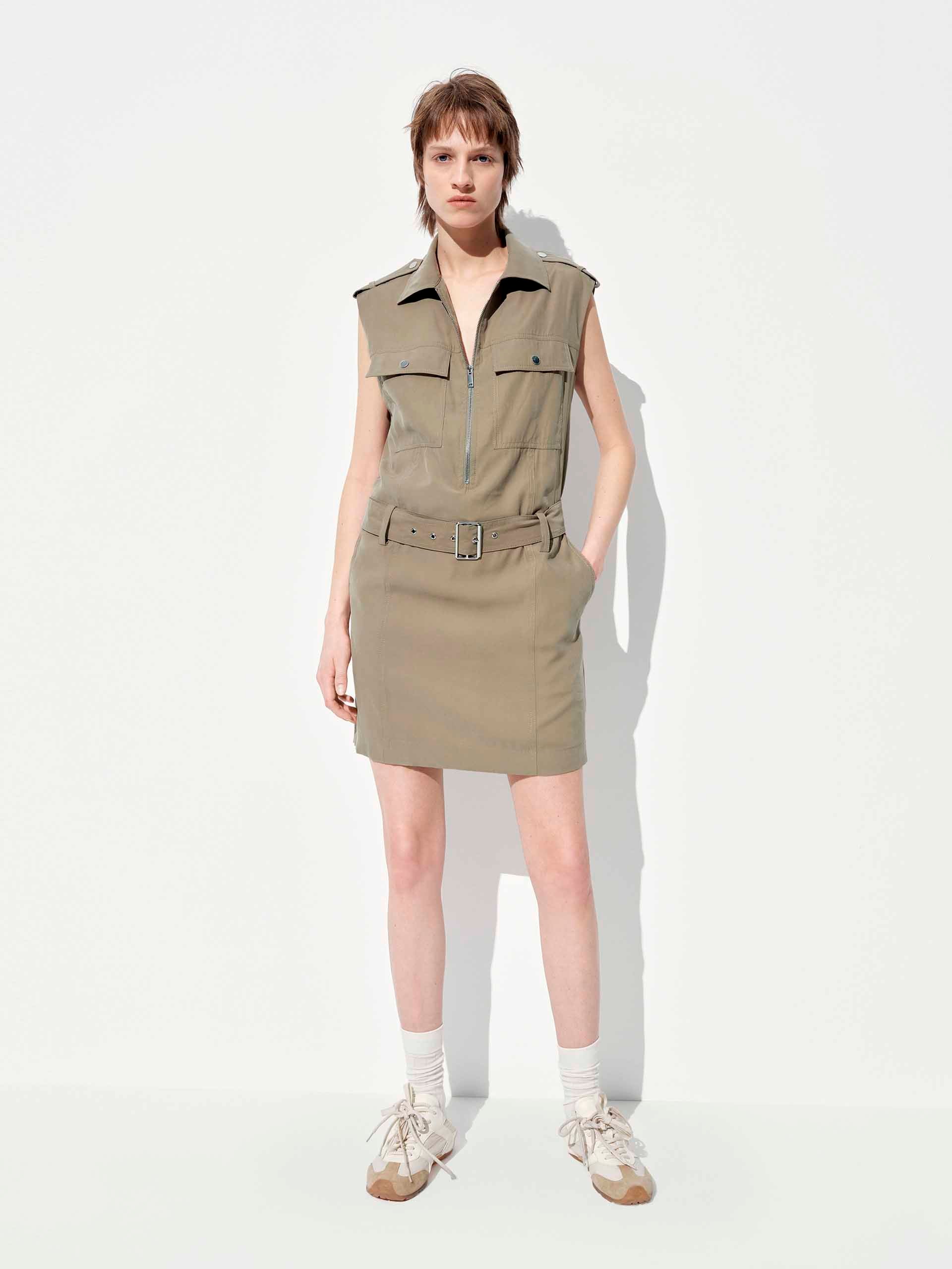 Cargo Sleeveless Dress - Image 2